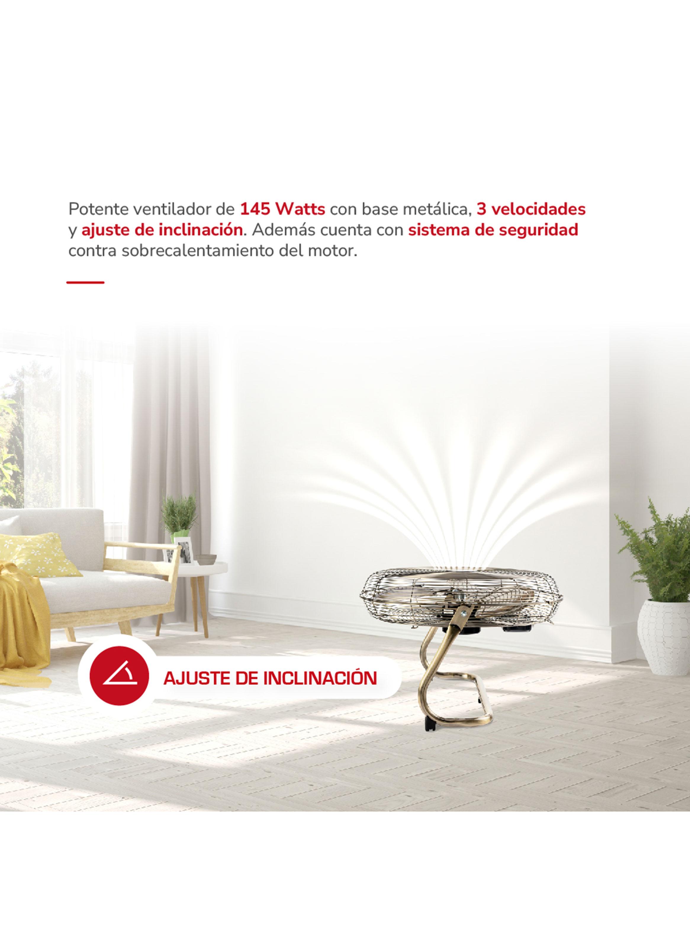 Ventilador de Pie 20'' Tornado Pro TH-20BNS Bronce-4