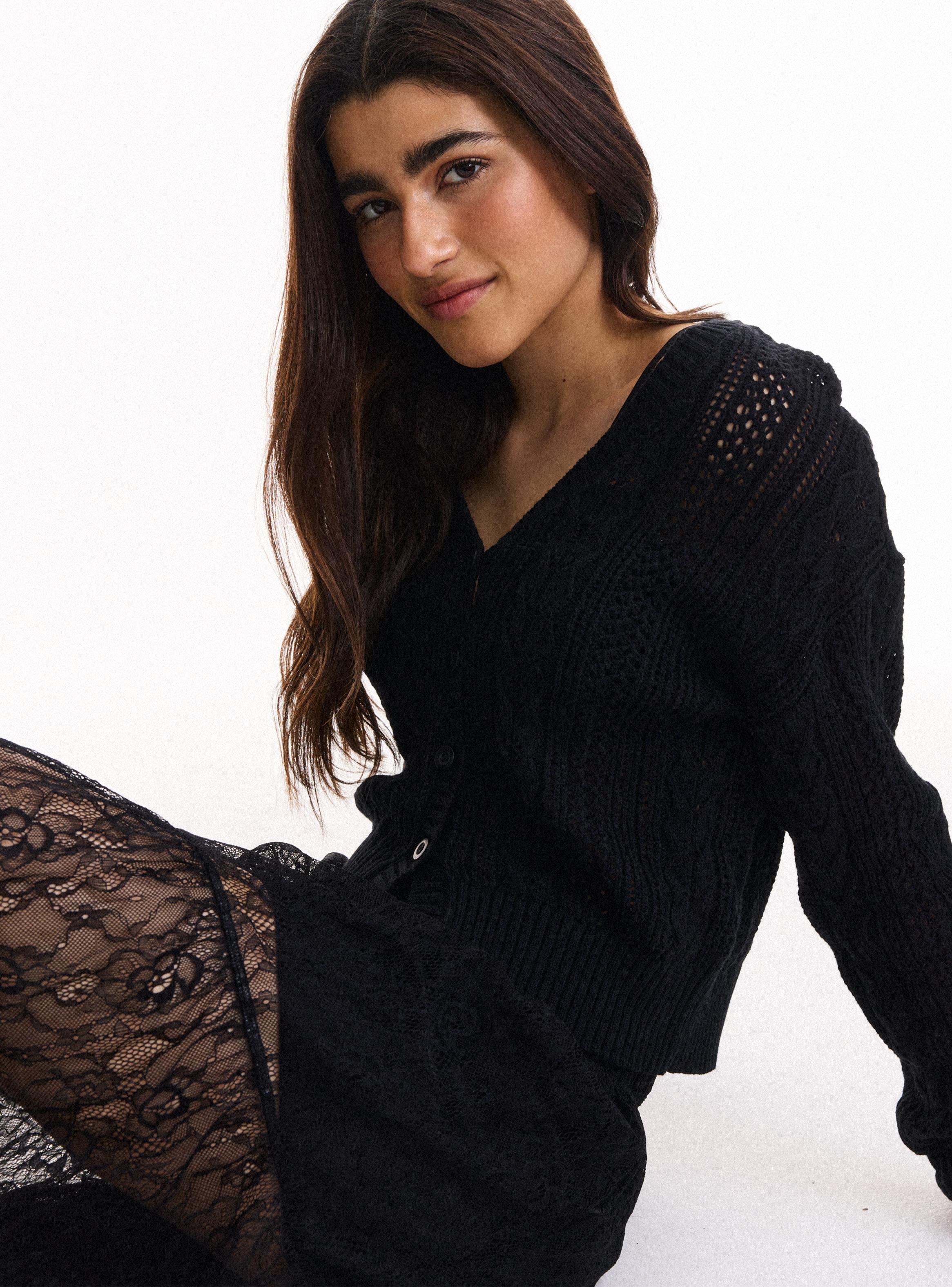 Sweater Cárdigan Escote en V-3