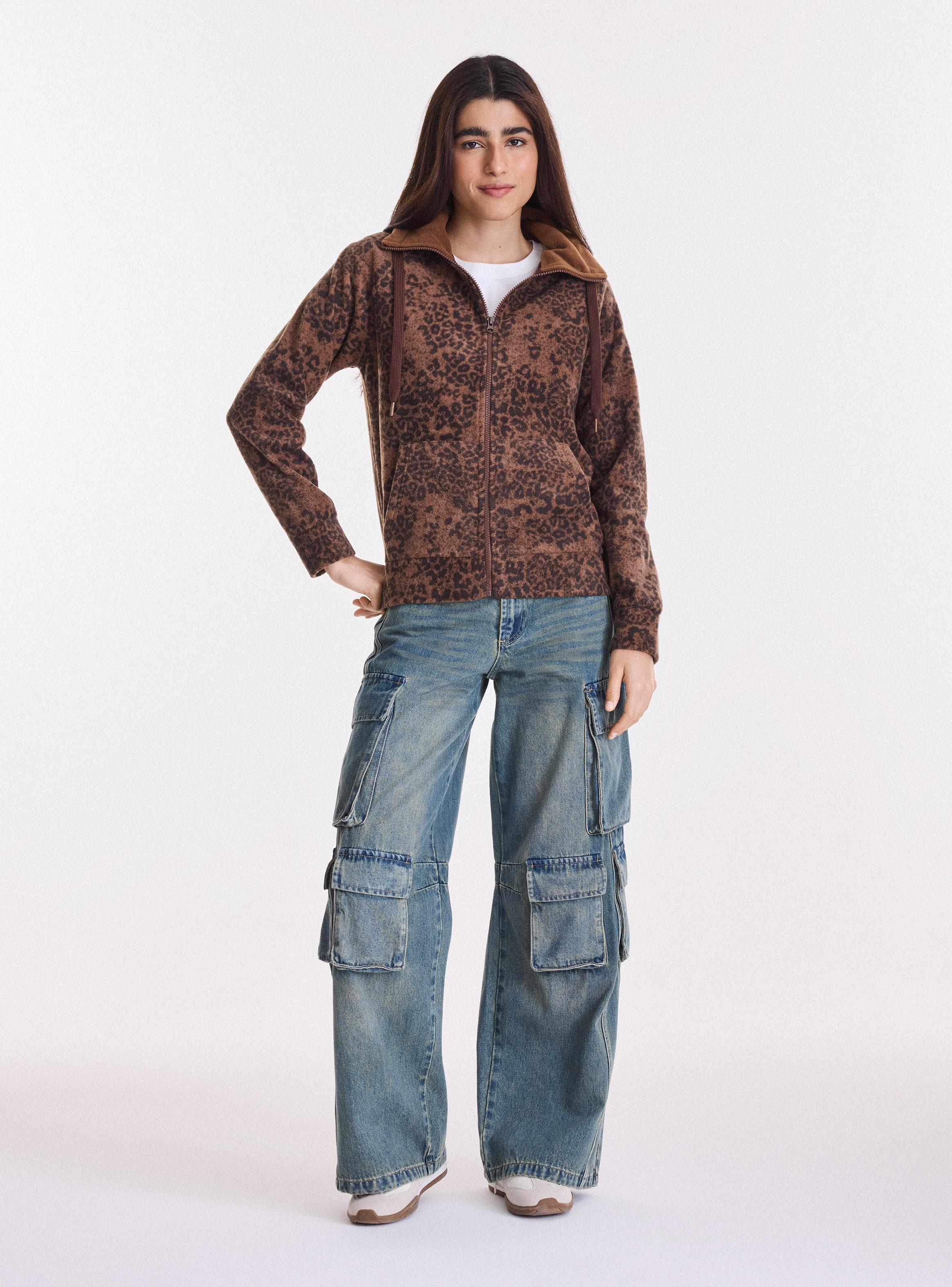 Polar con Bolsillo y Cuello Alto-4