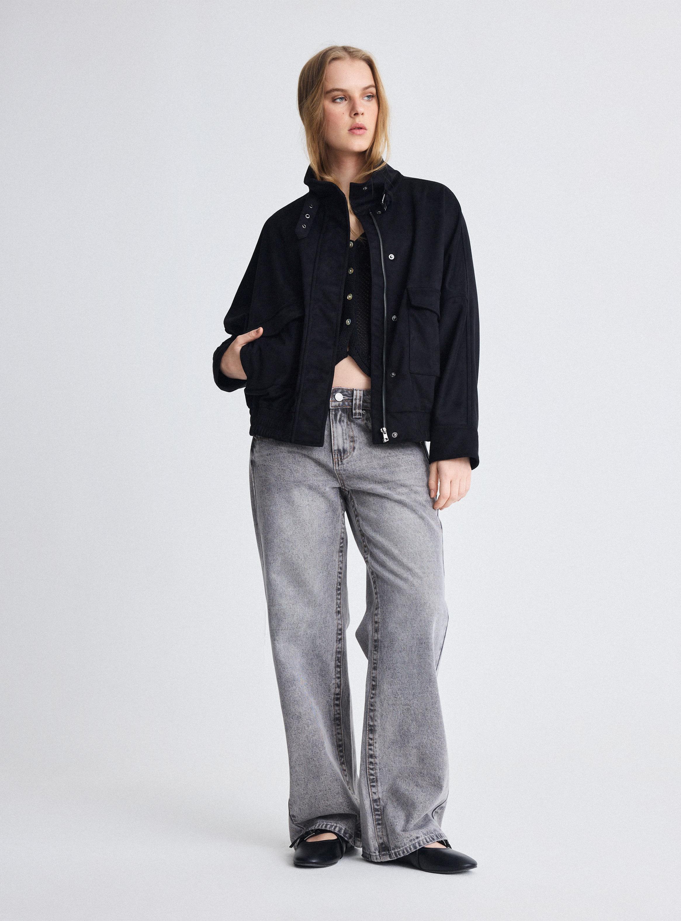 Chaqueta Bolsillos Frontales-4