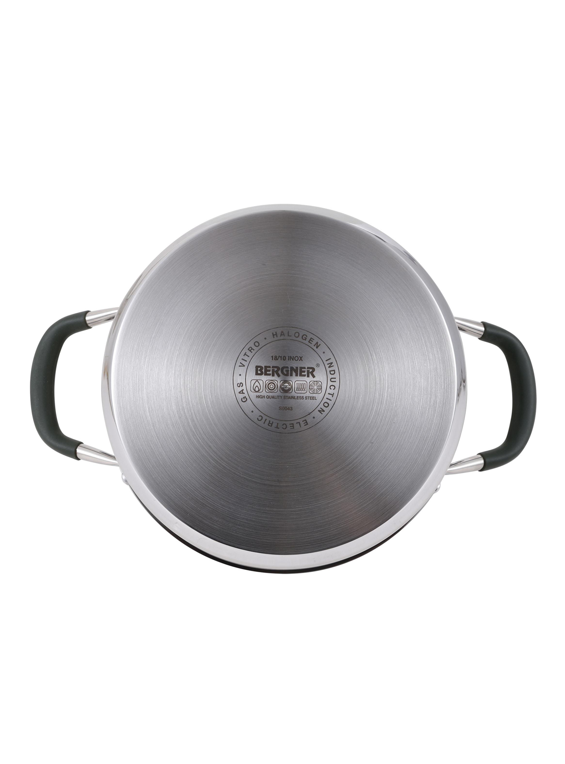 Olla con Tapa Midnight Acero Inoxidable 24x10.5 cm-2