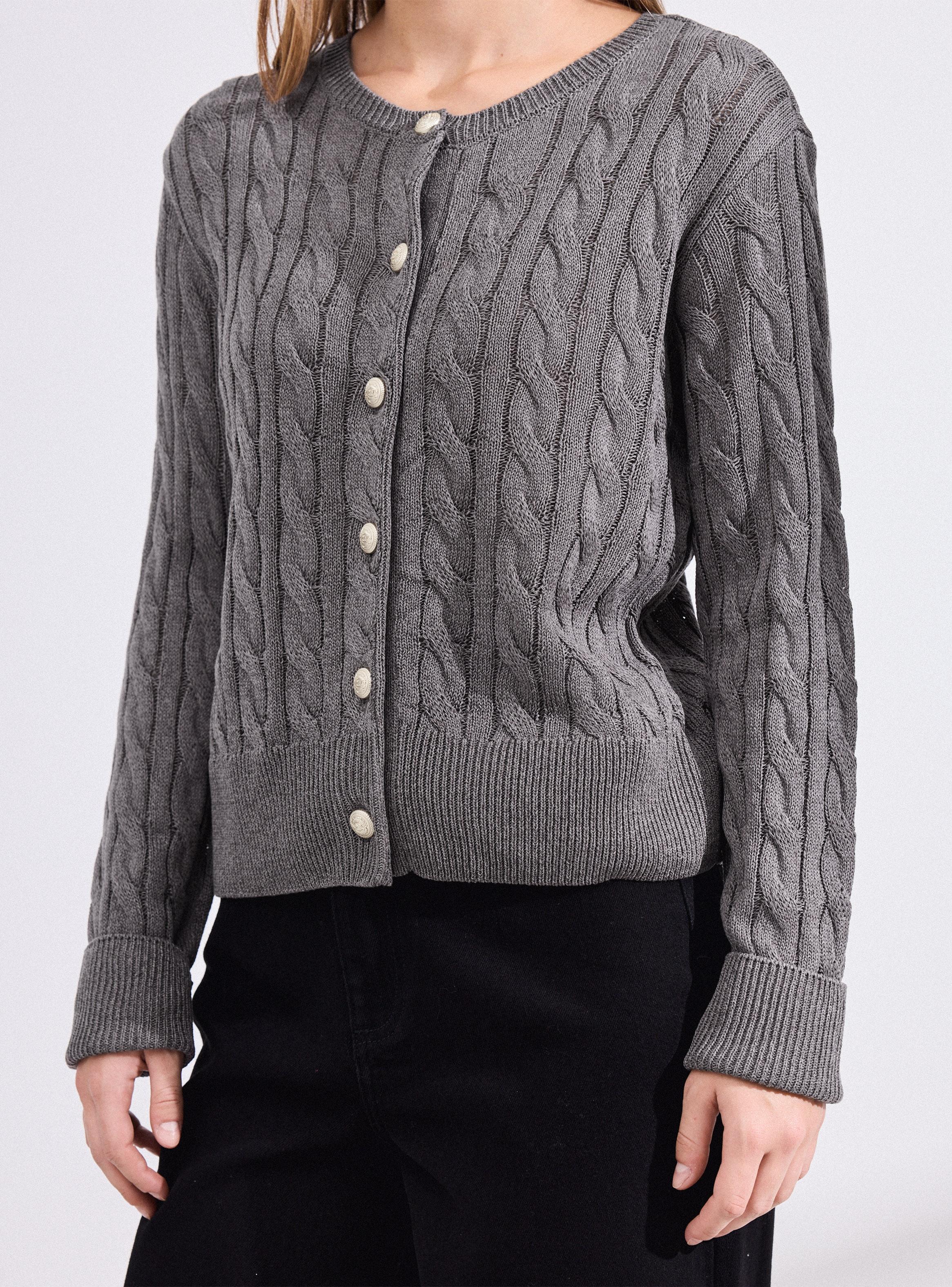 Chaleco Full Trenzado con Botones Náuticos-3