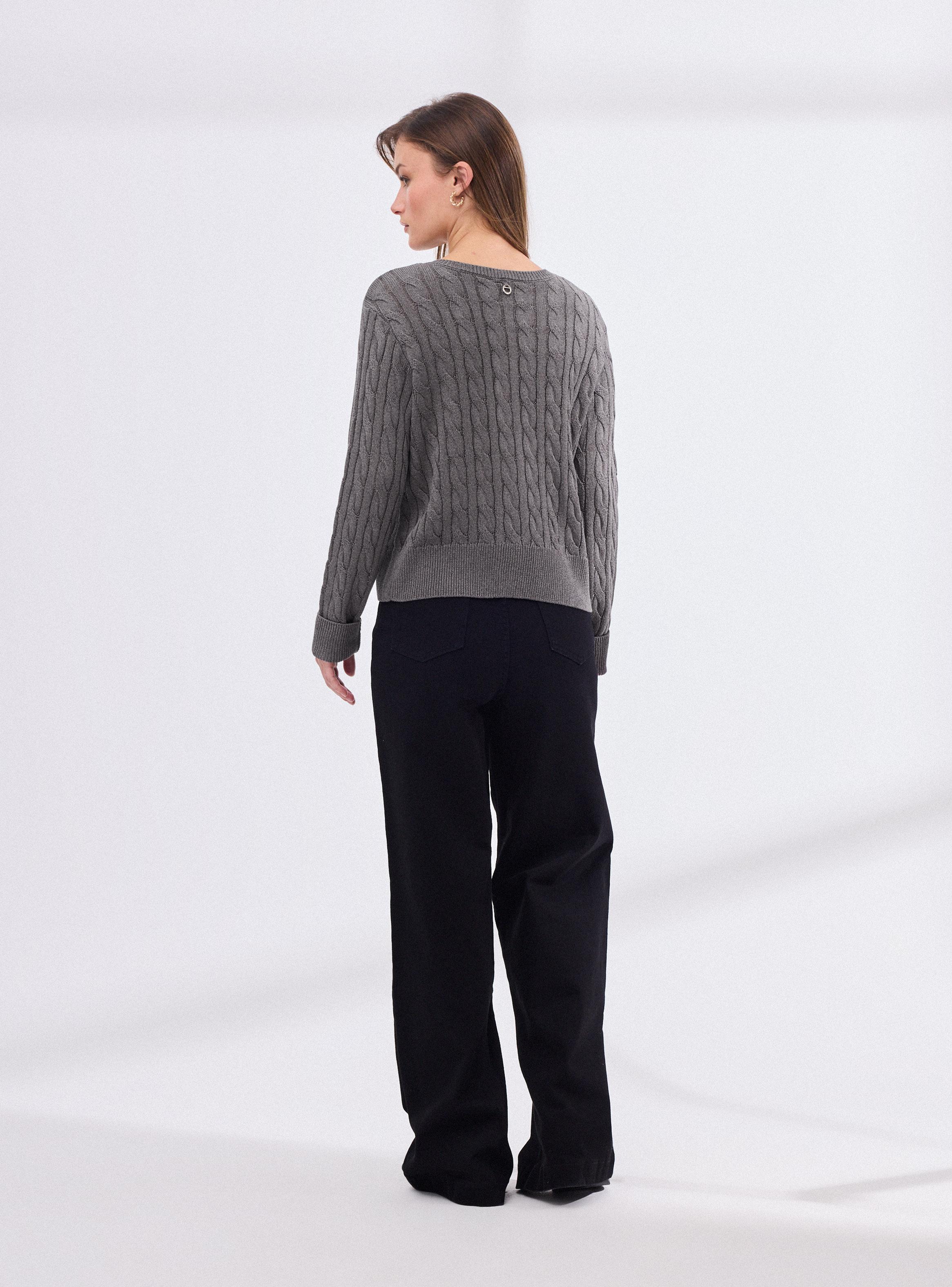 Chaleco Full Trenzado con Botones Náuticos-5