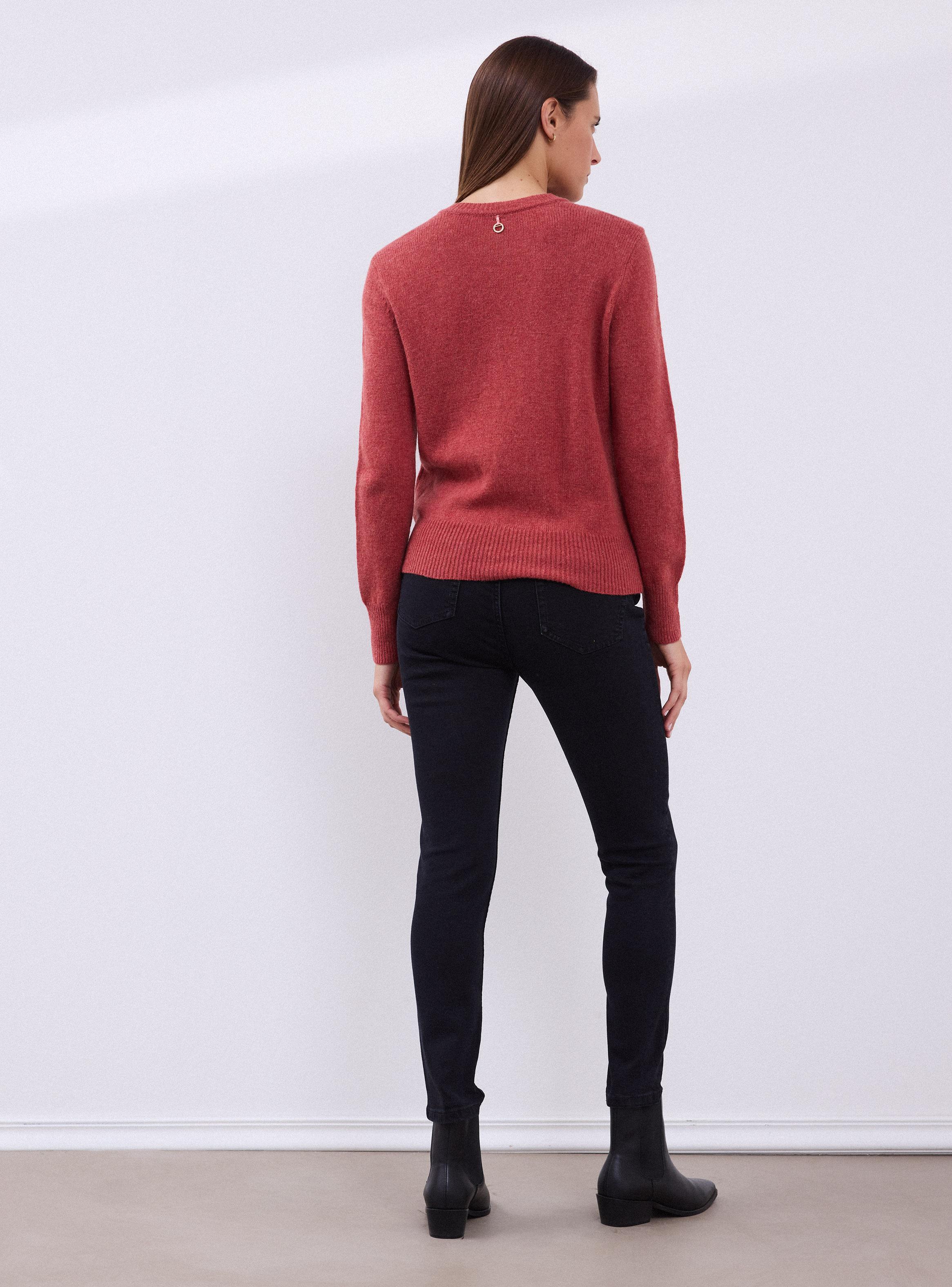 Sweater con Lana Merino y Botones Decorativos-5