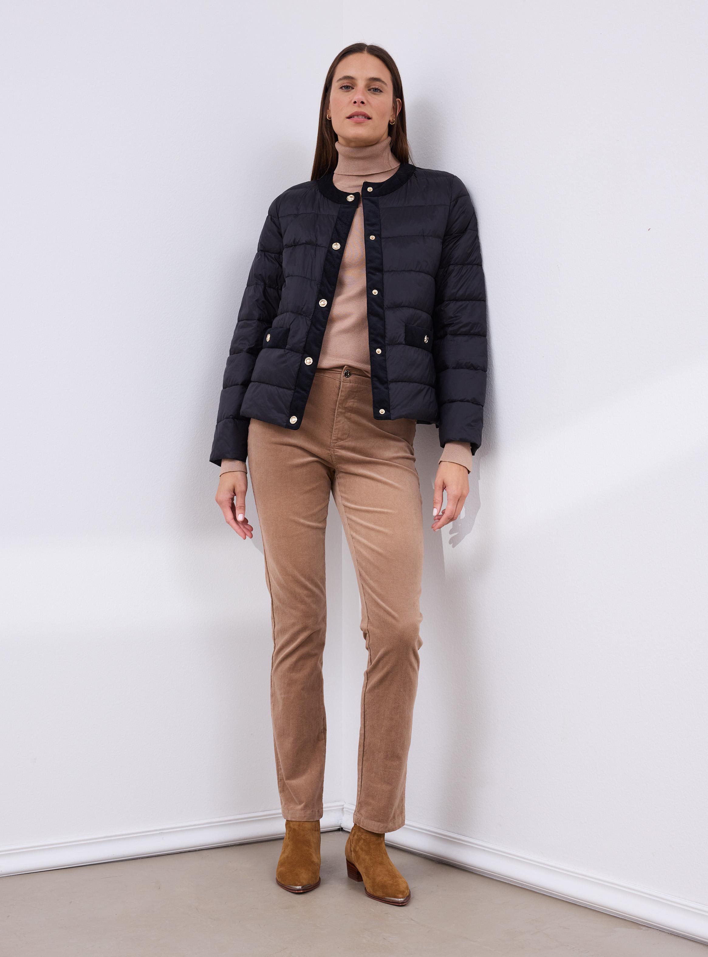 Parka Moda con Detalles en Cotelé-4