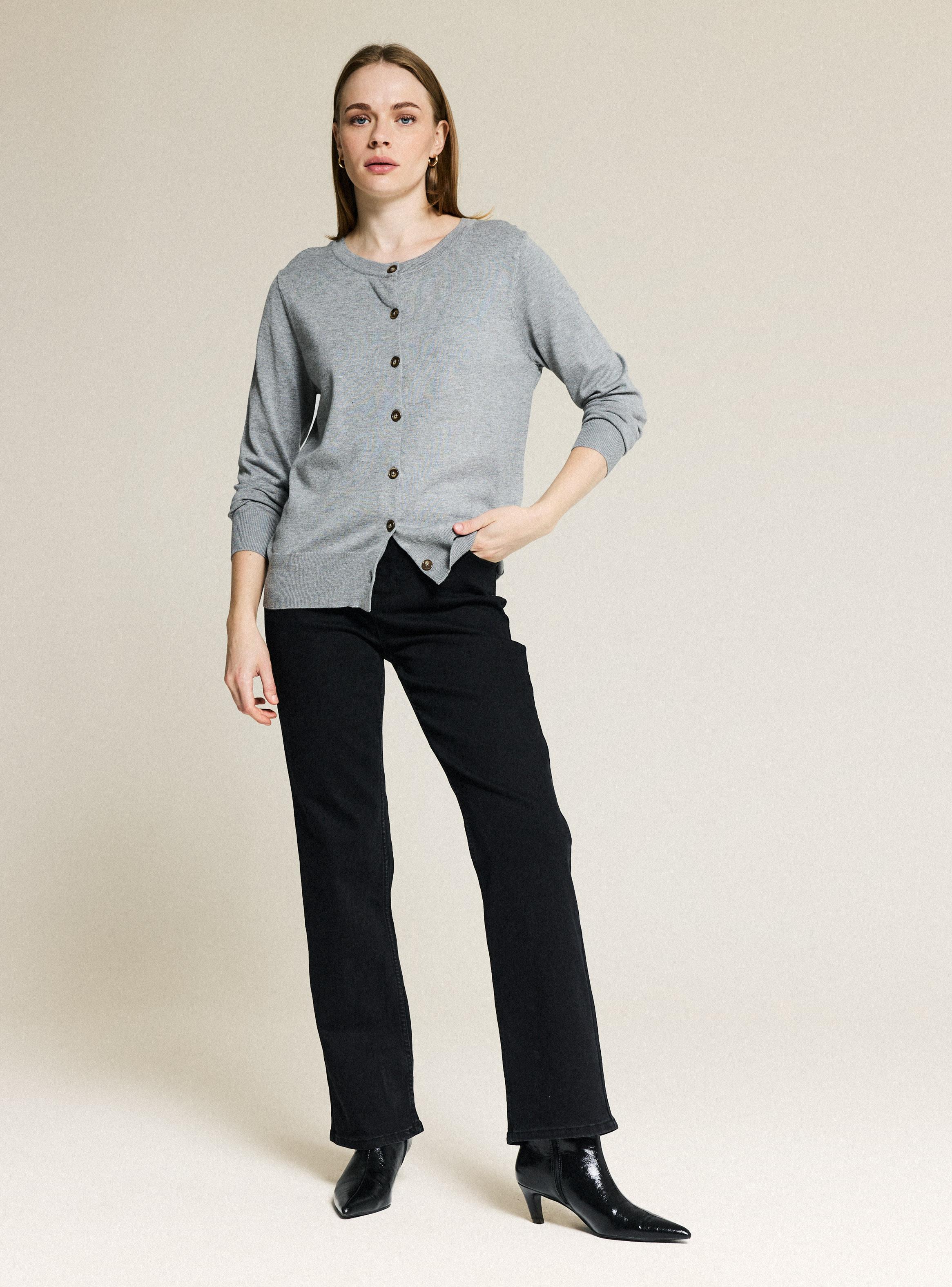 Chaleco Rayón Abotonado al Tono-4