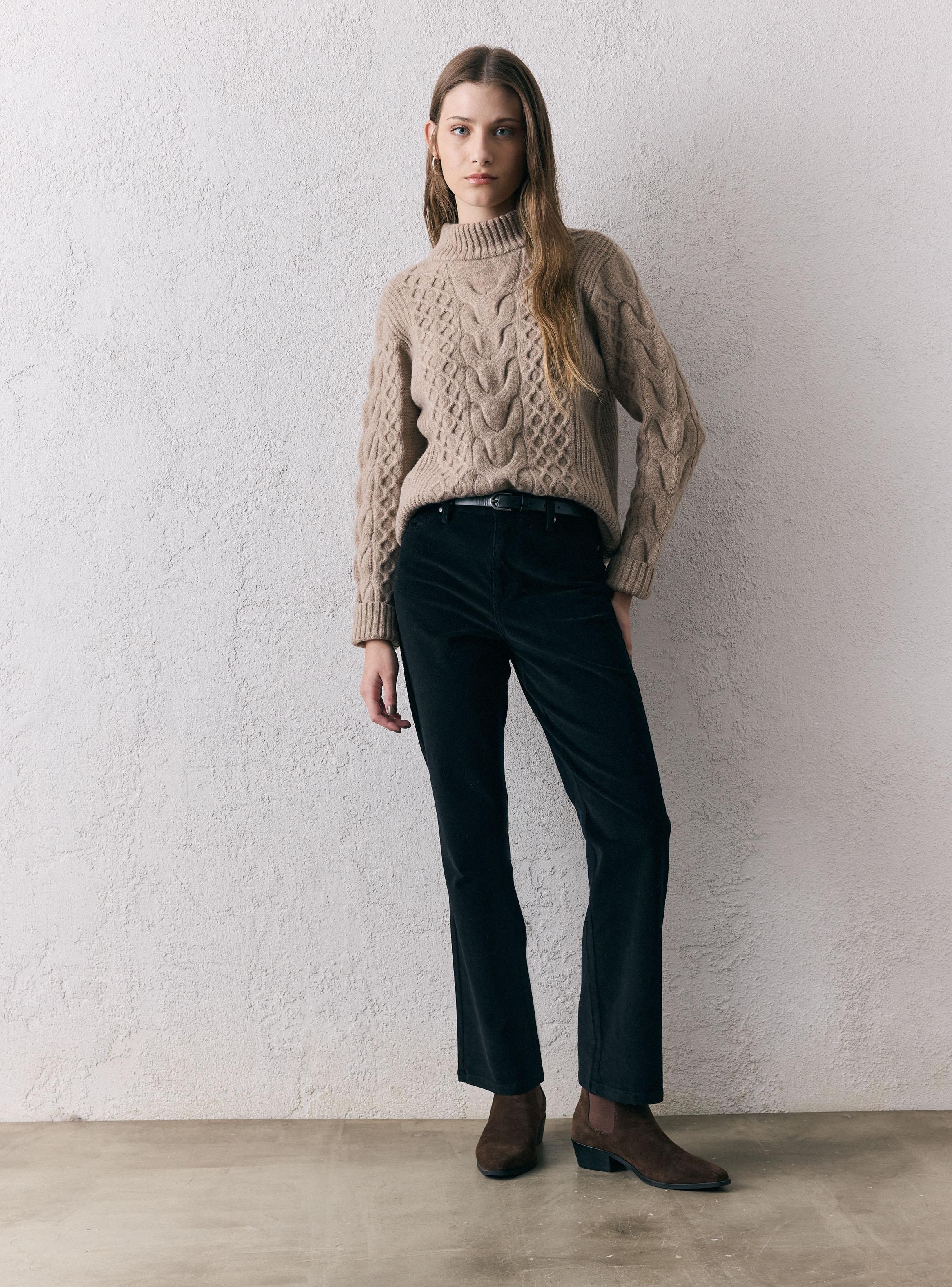 Pantalón Cotelé Recto-4