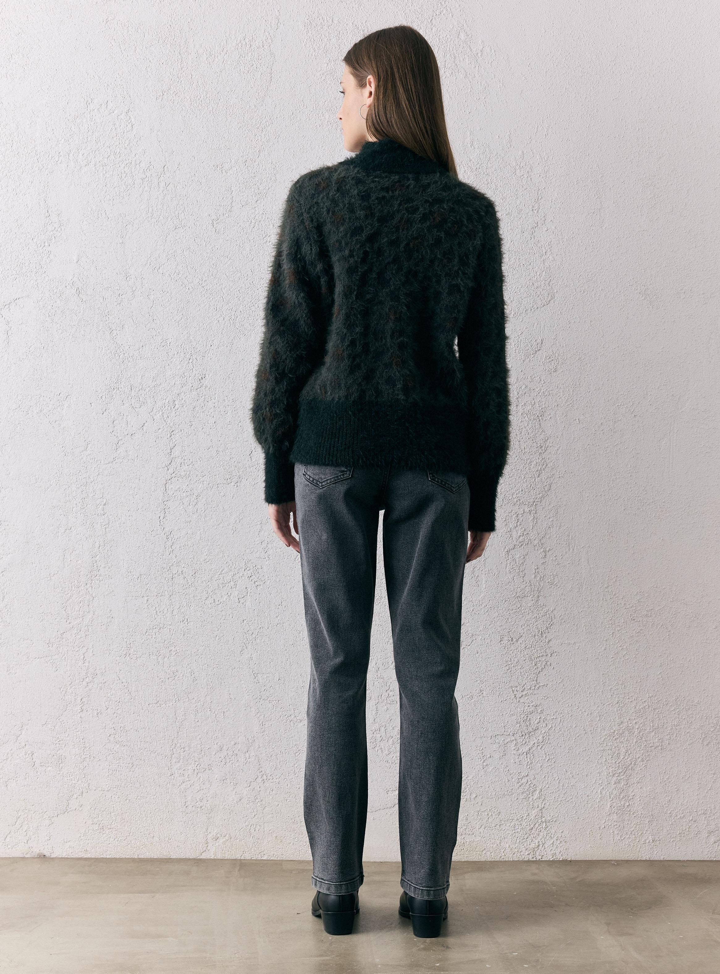 Sweater Jacquard Fur-5