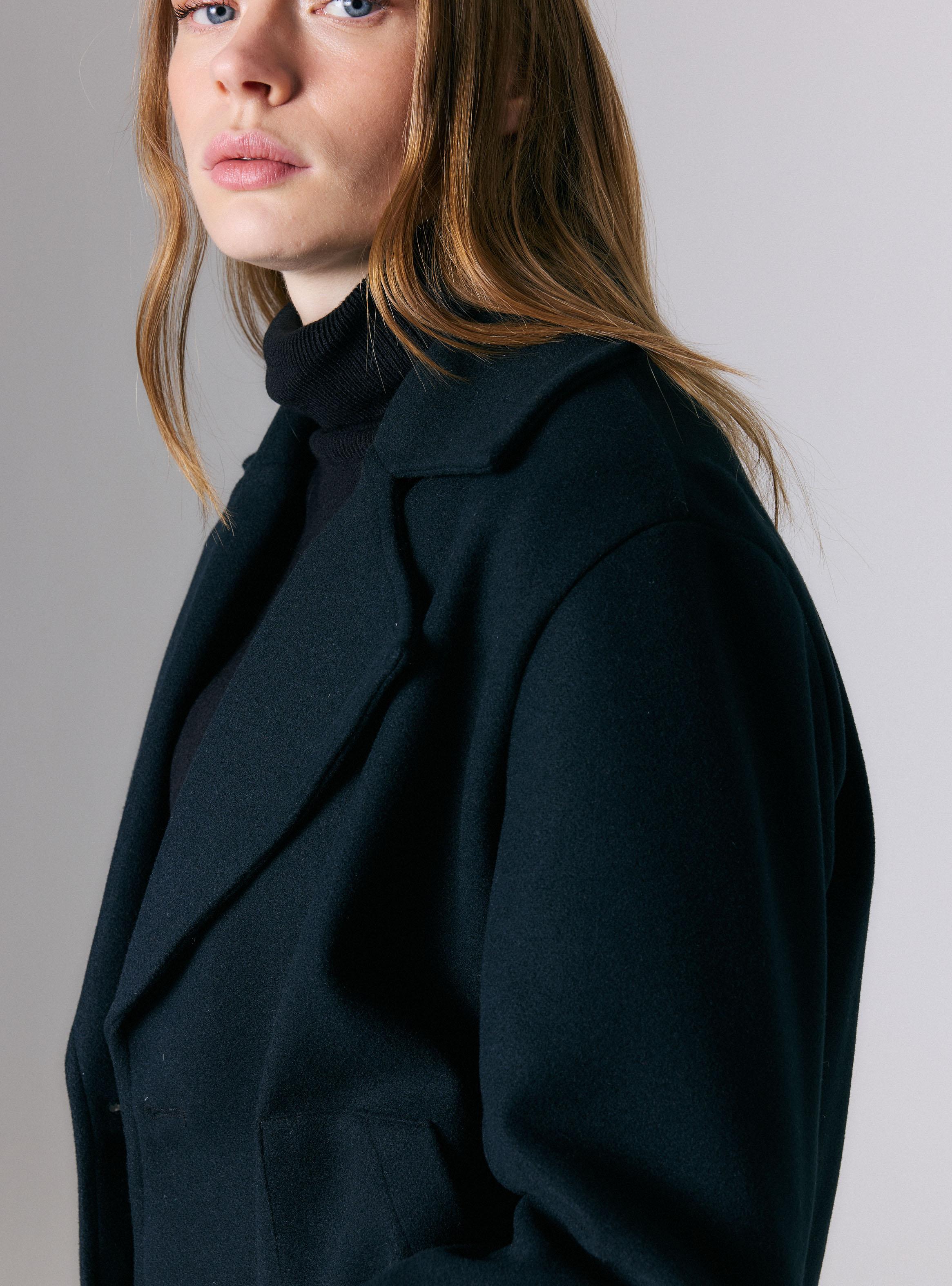 Abrigo con Bolsillos Parche-2