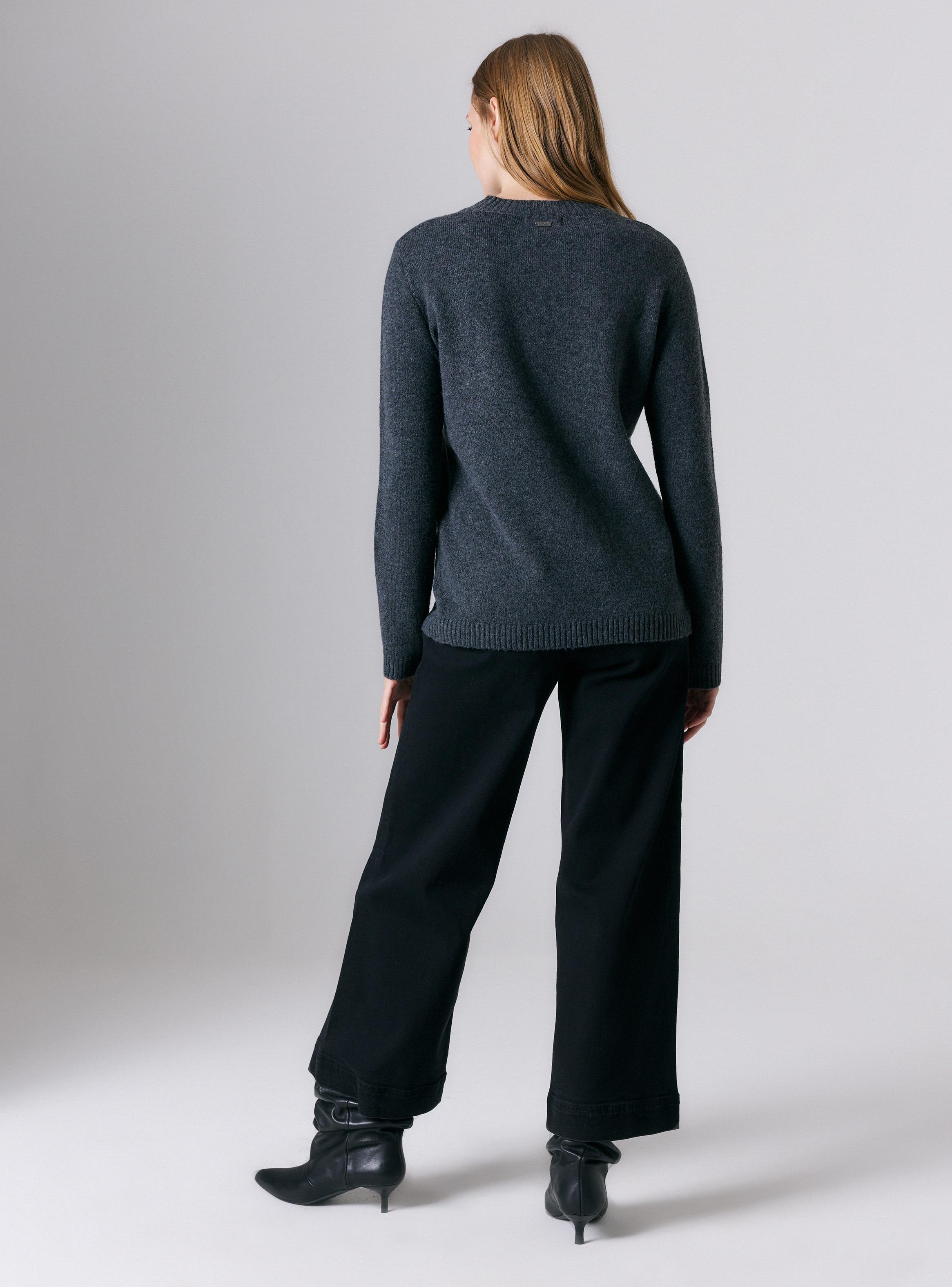 Sweater Crew Neck Trama Rayas-5