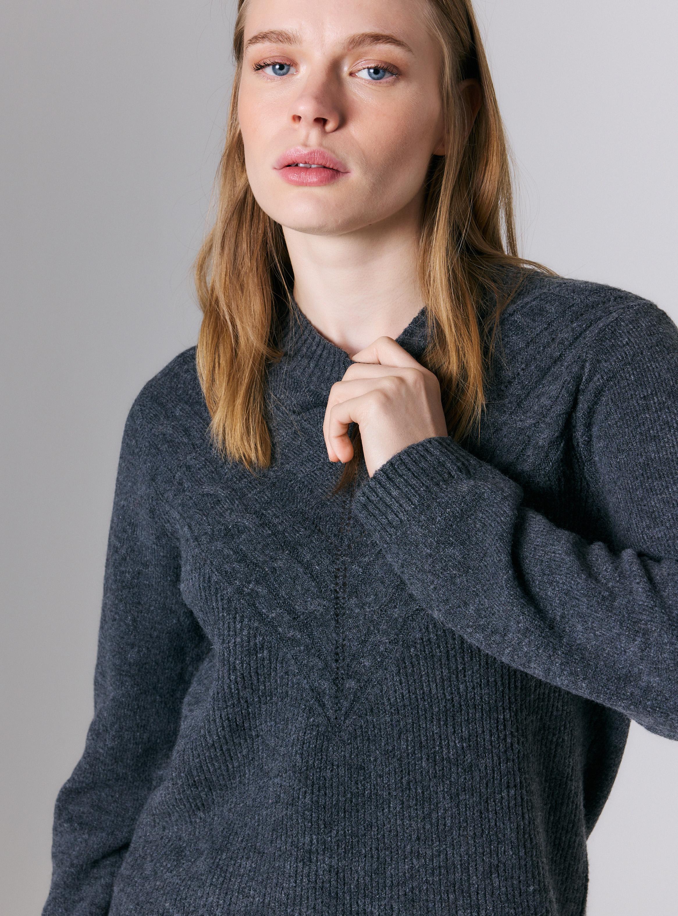 Sweater Crew Neck Trama Rayas-2