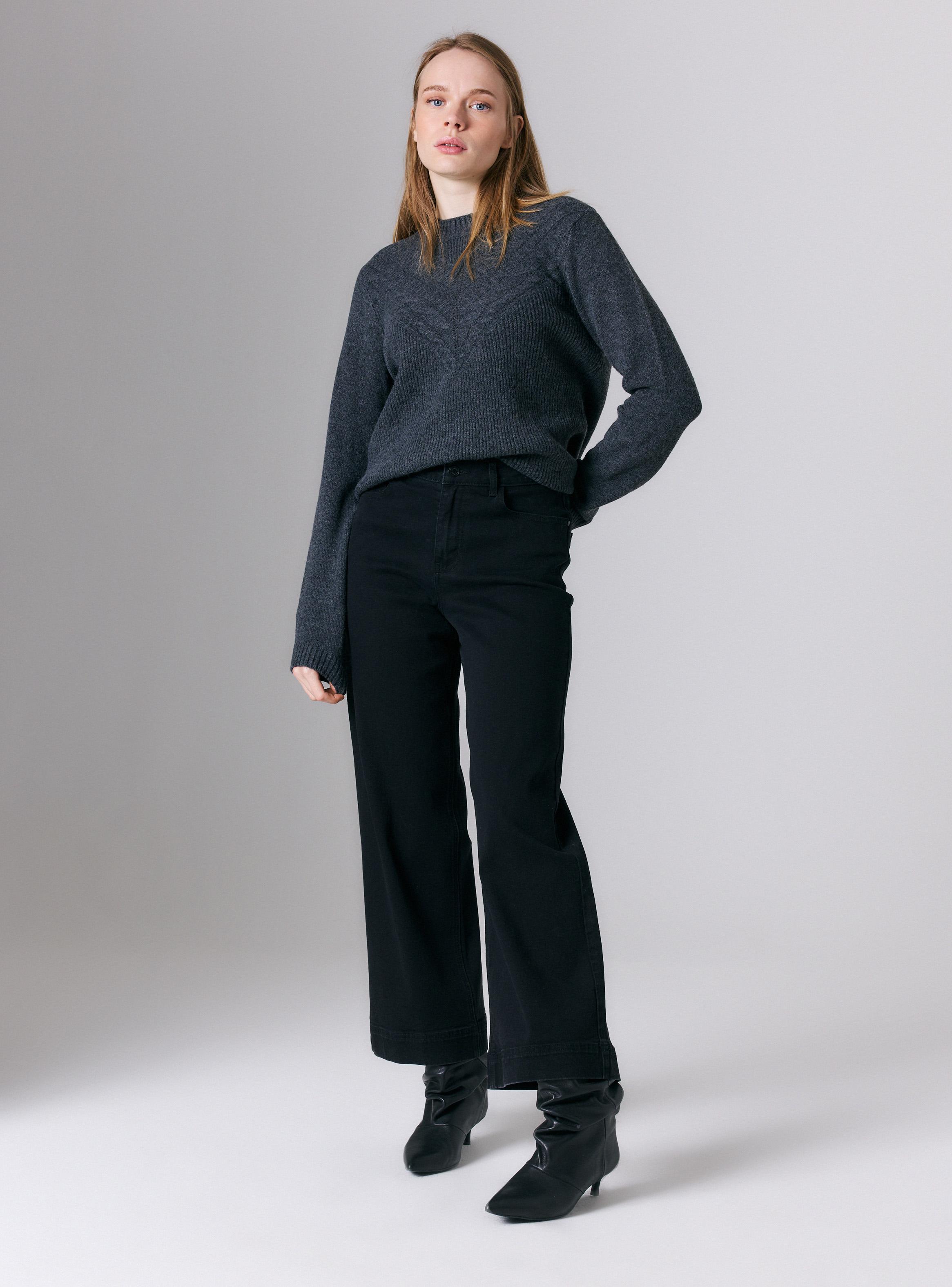 Sweater Crew Neck Trama Rayas-4