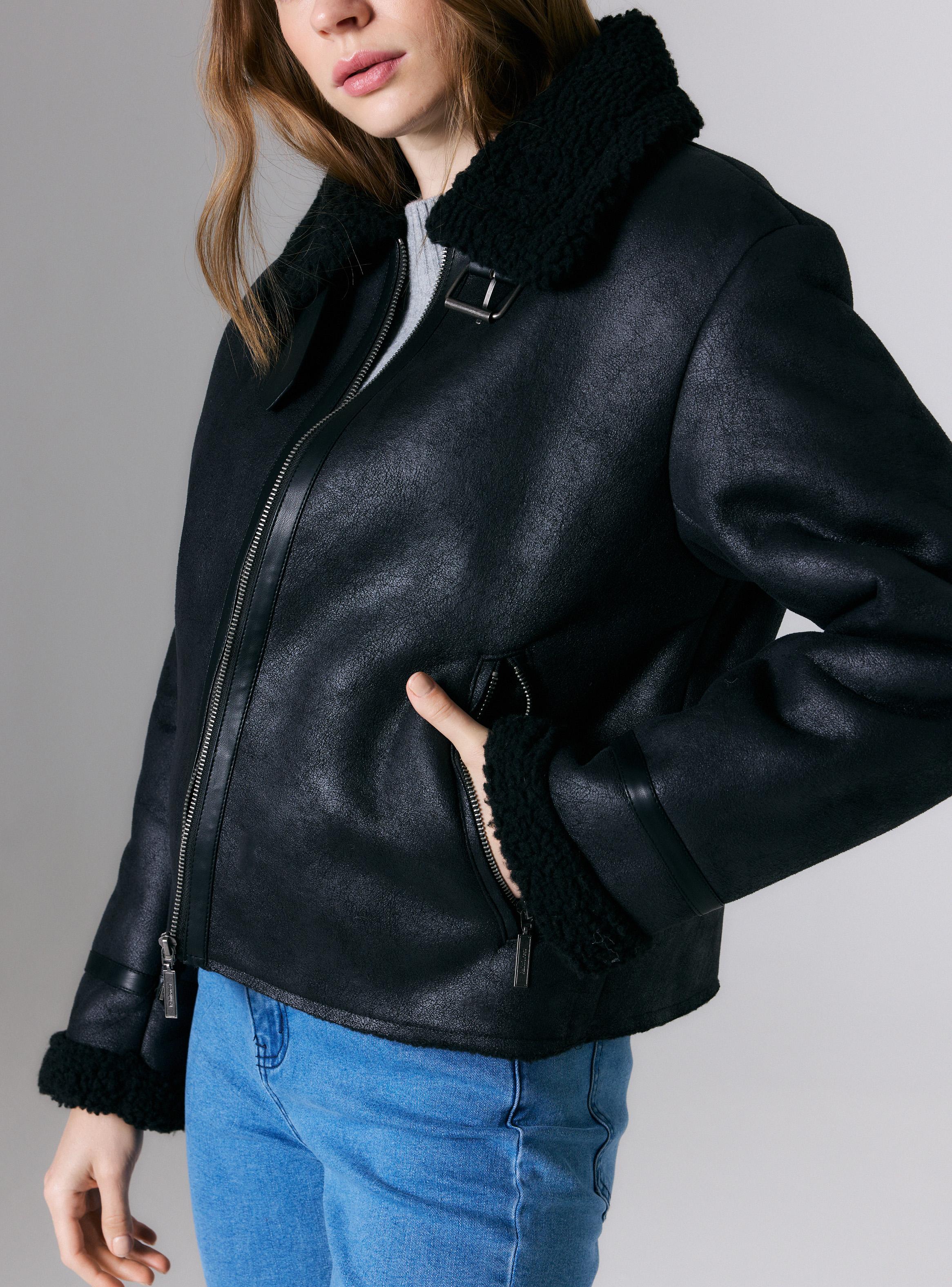 Chaqueta Aviadora Suede-3