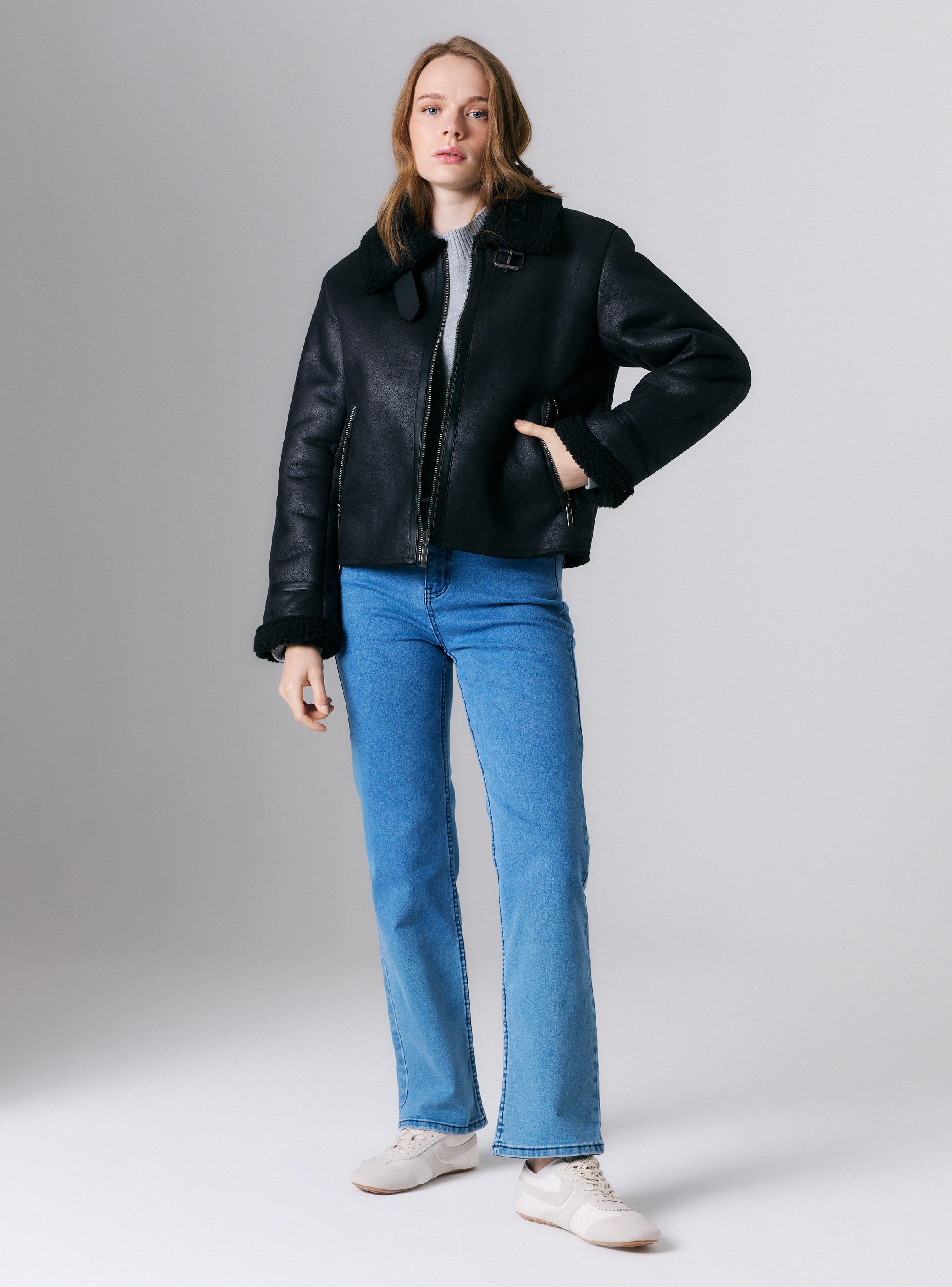 Chaqueta Aviadora Suede-4