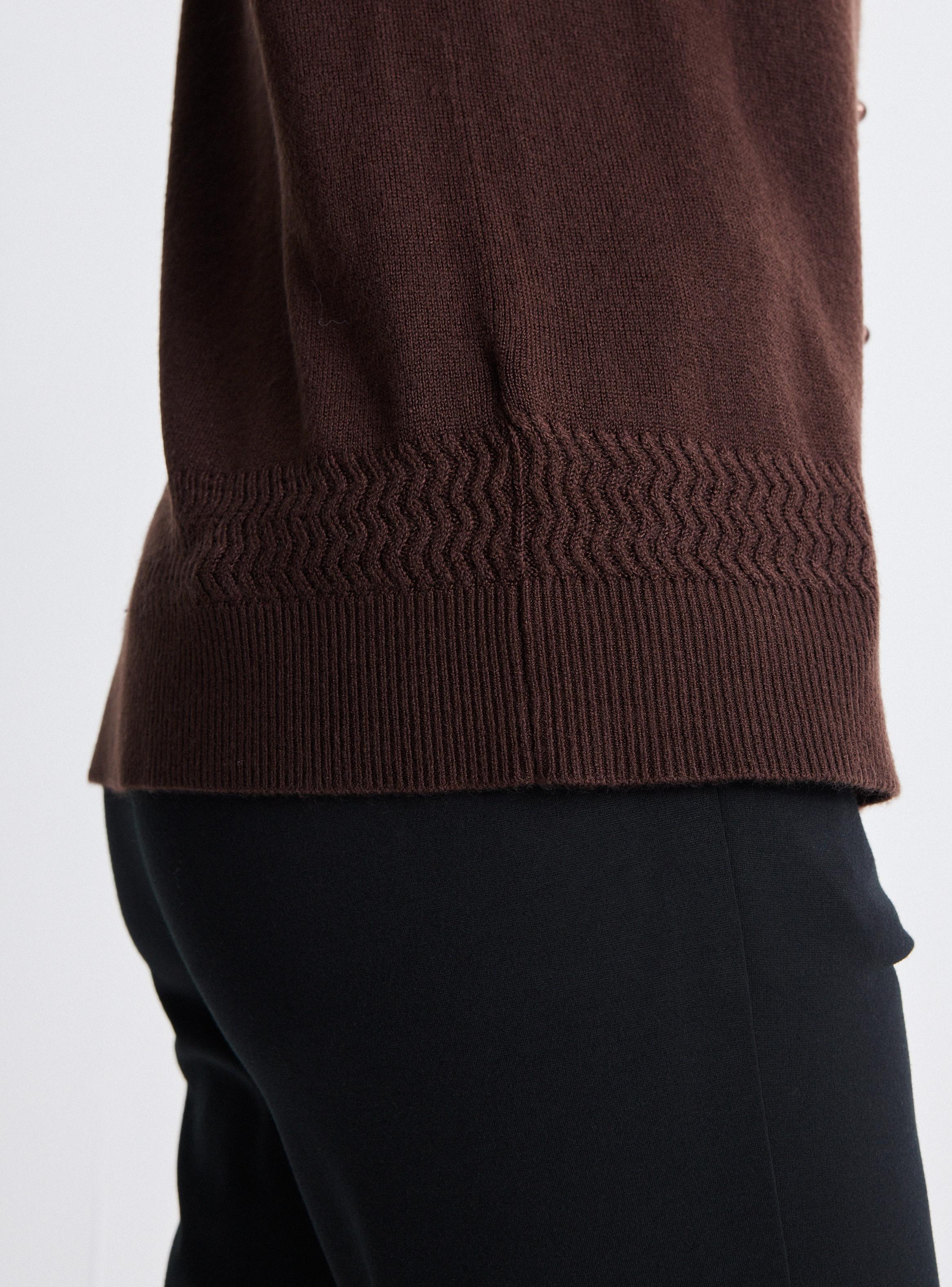 Chaleco Cárdigan Botón Perla-3