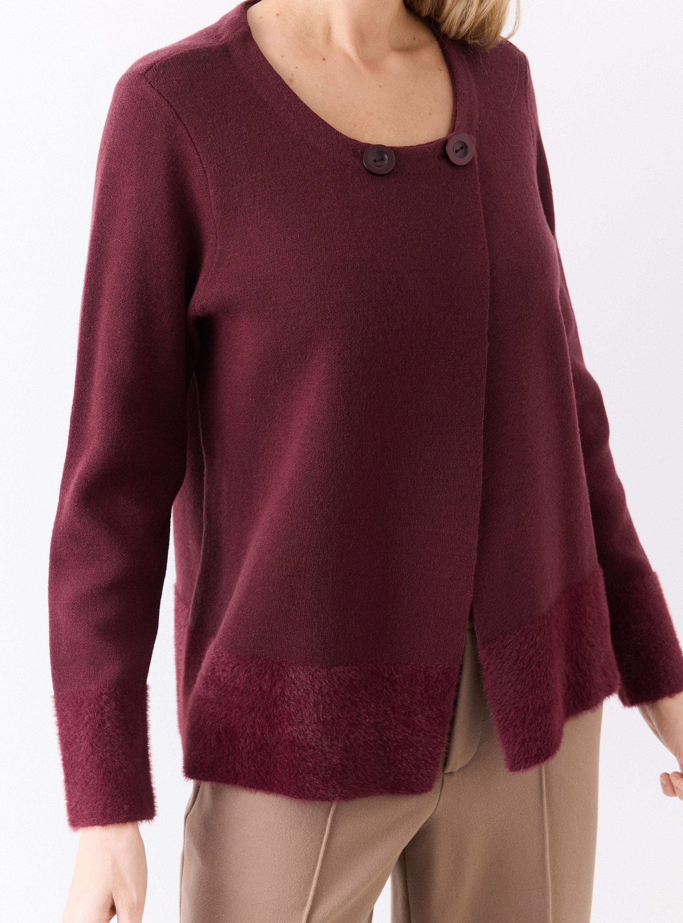 Chaleco Cárdigan con Botones Adorno-2