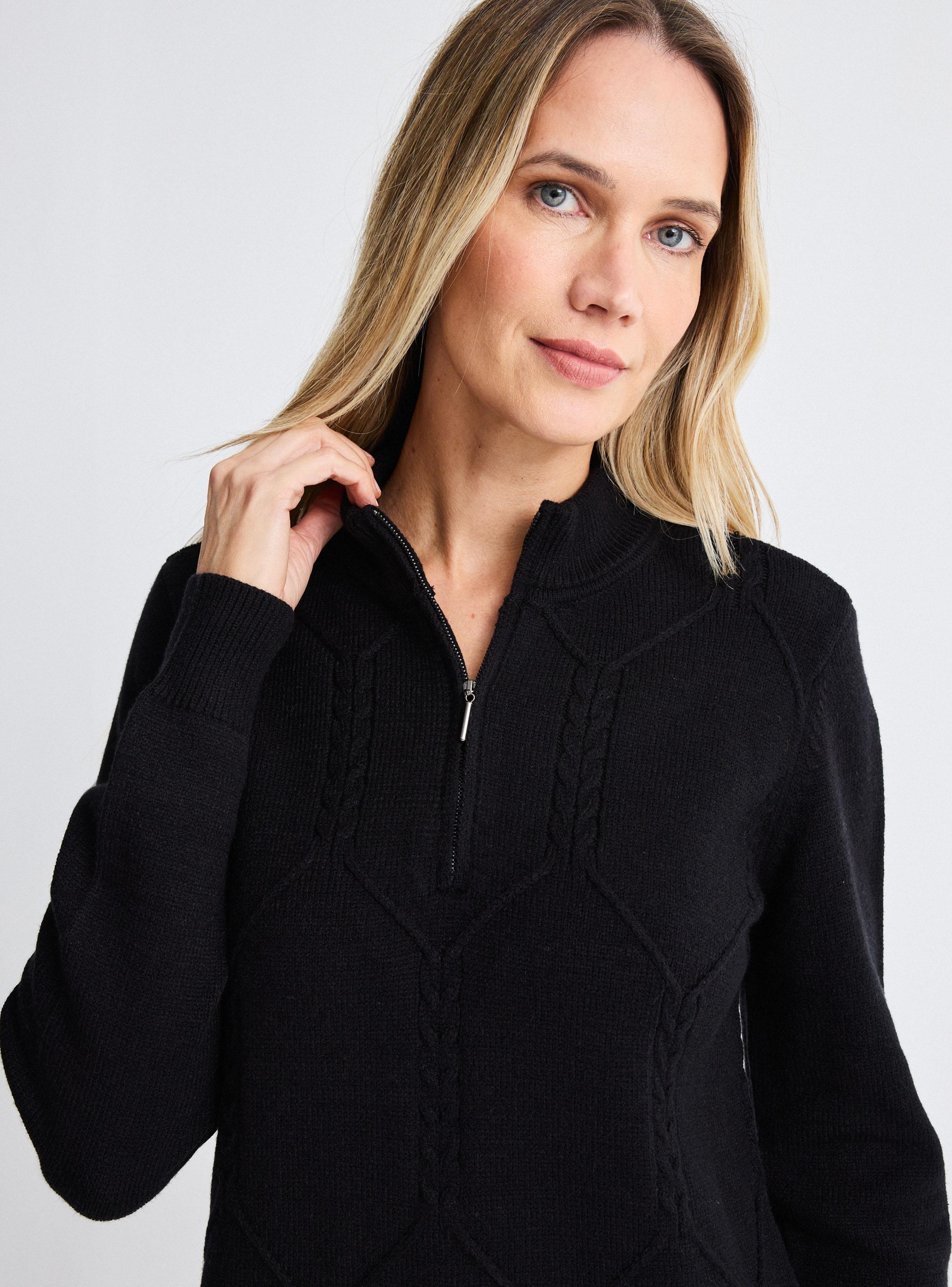 Sweater Medio Cierre Trenzado-2