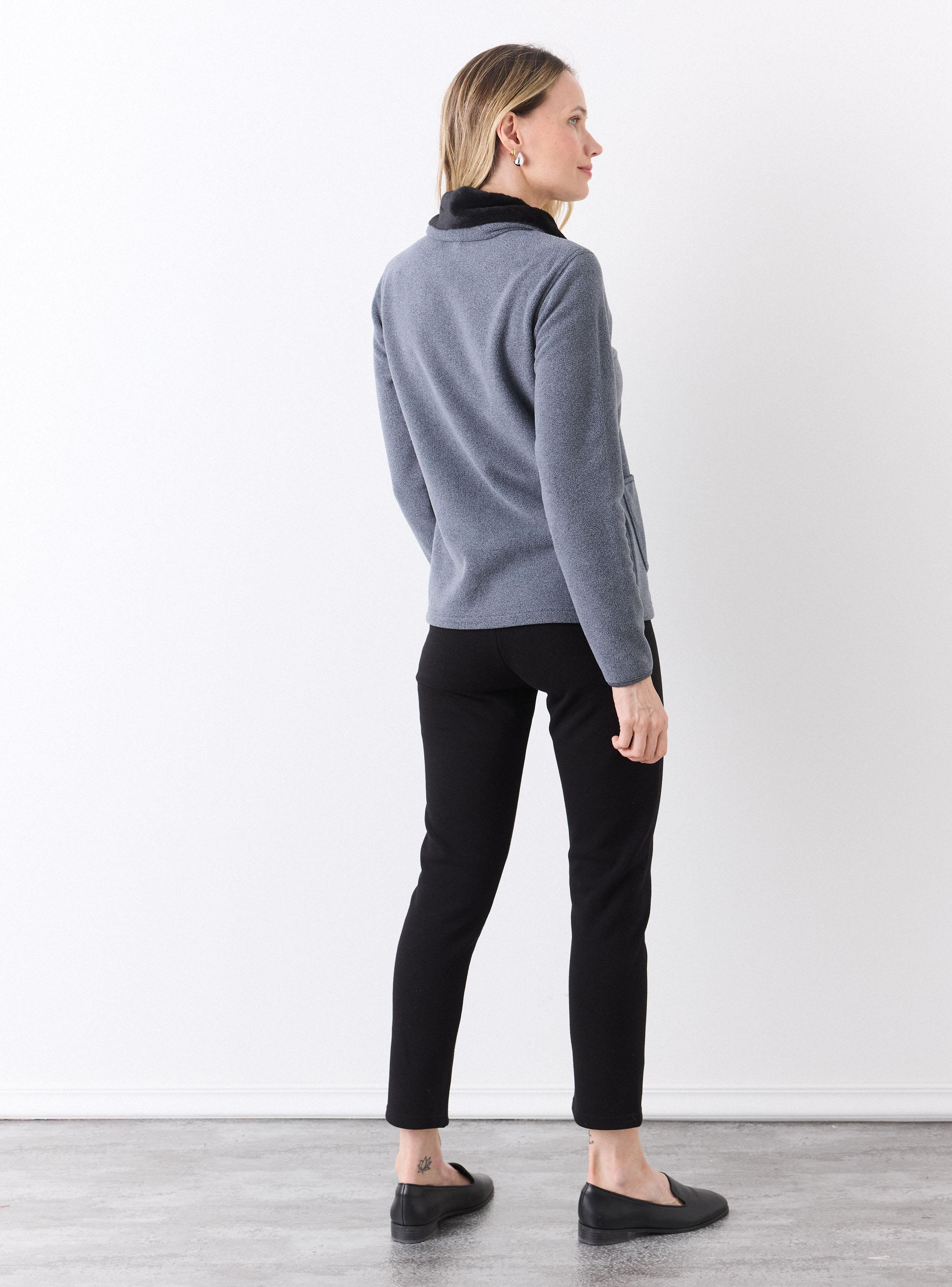 Polar Cuello Camisero Piel Sintética-5