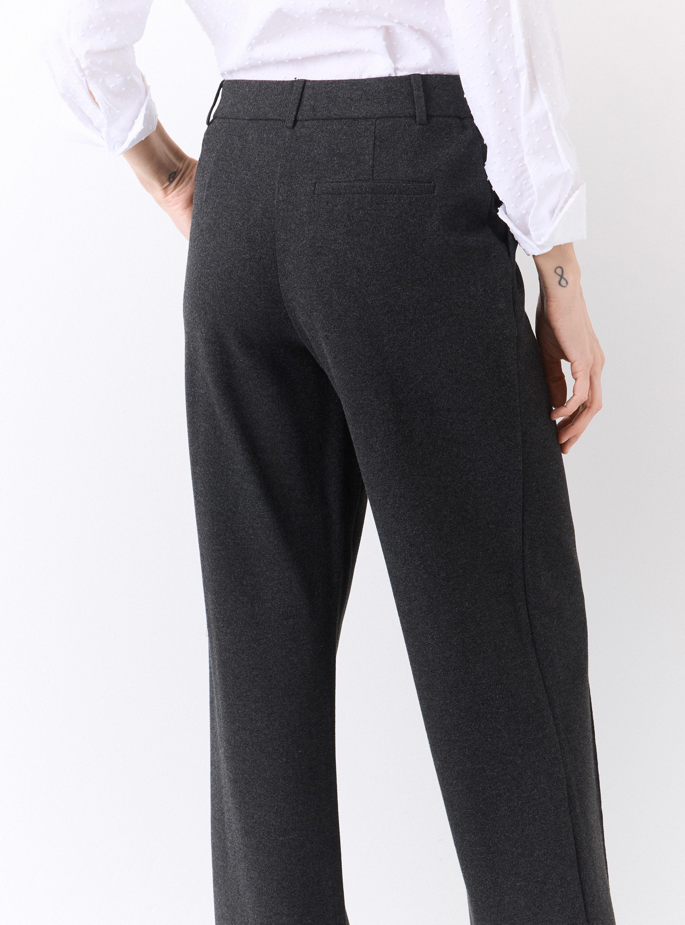 Pantalón Tejido de Punto Cepillado-3