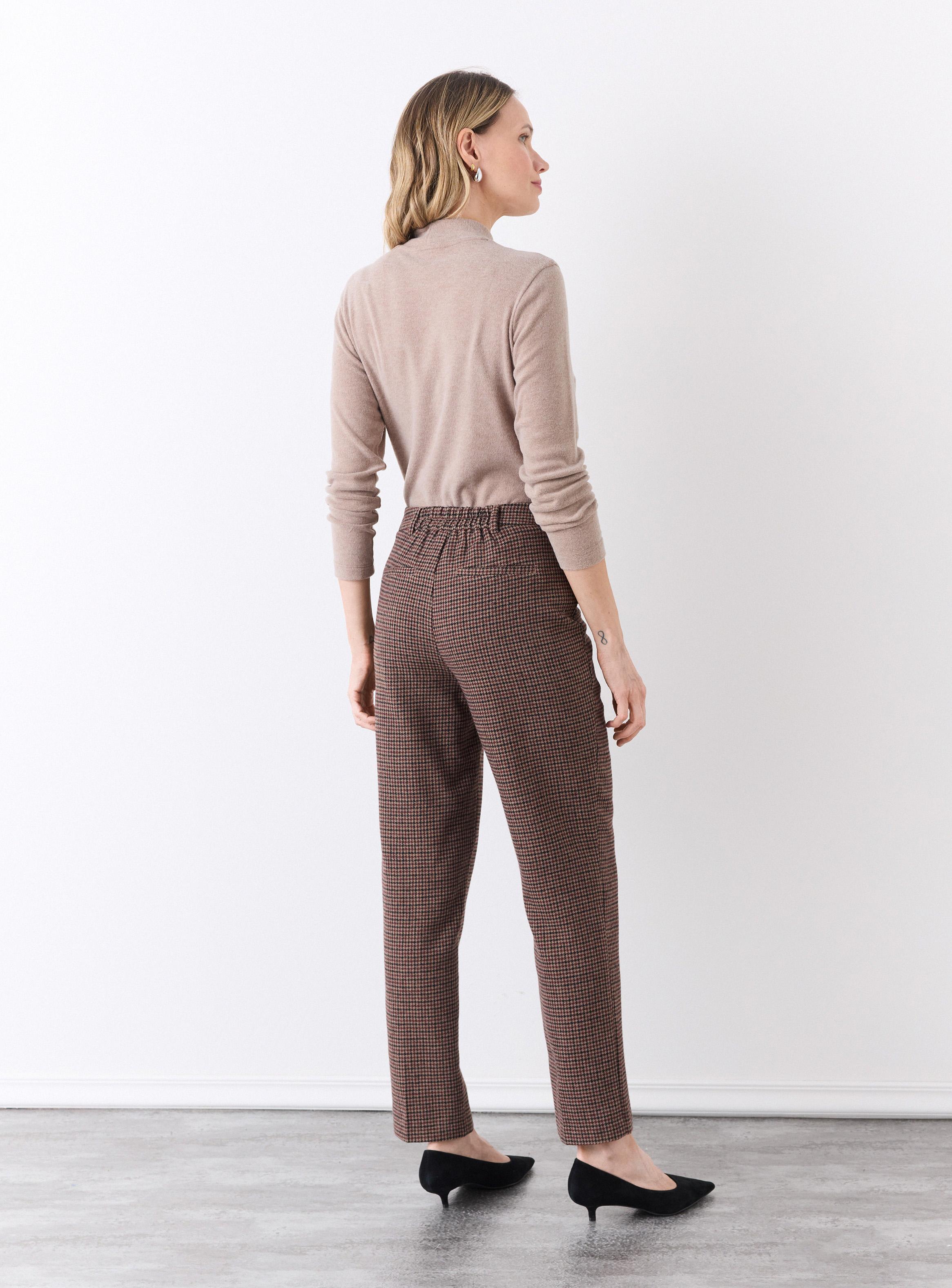 Pantalón Diseño a Cuadros-5