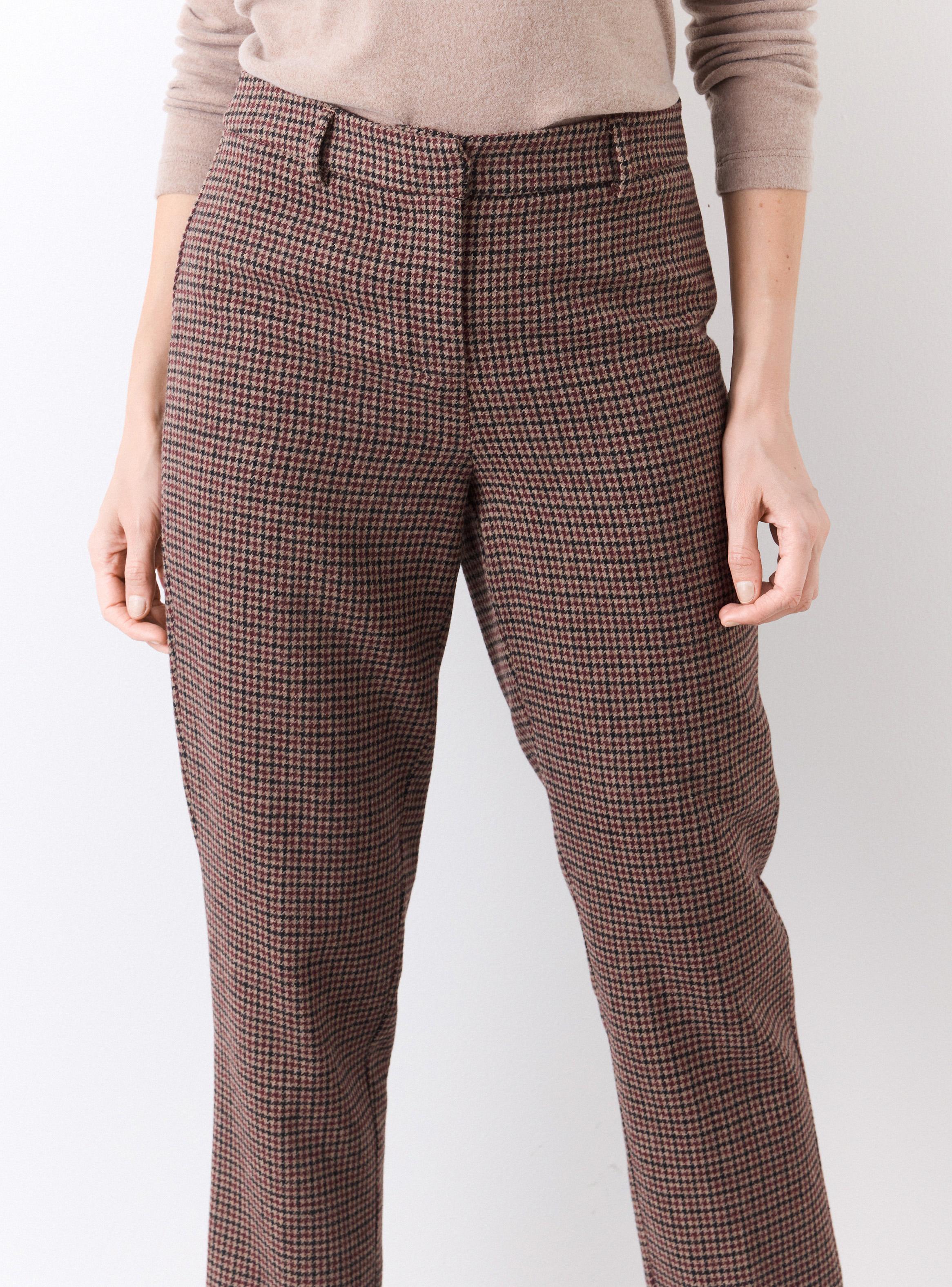 Pantalón Diseño a Cuadros-2