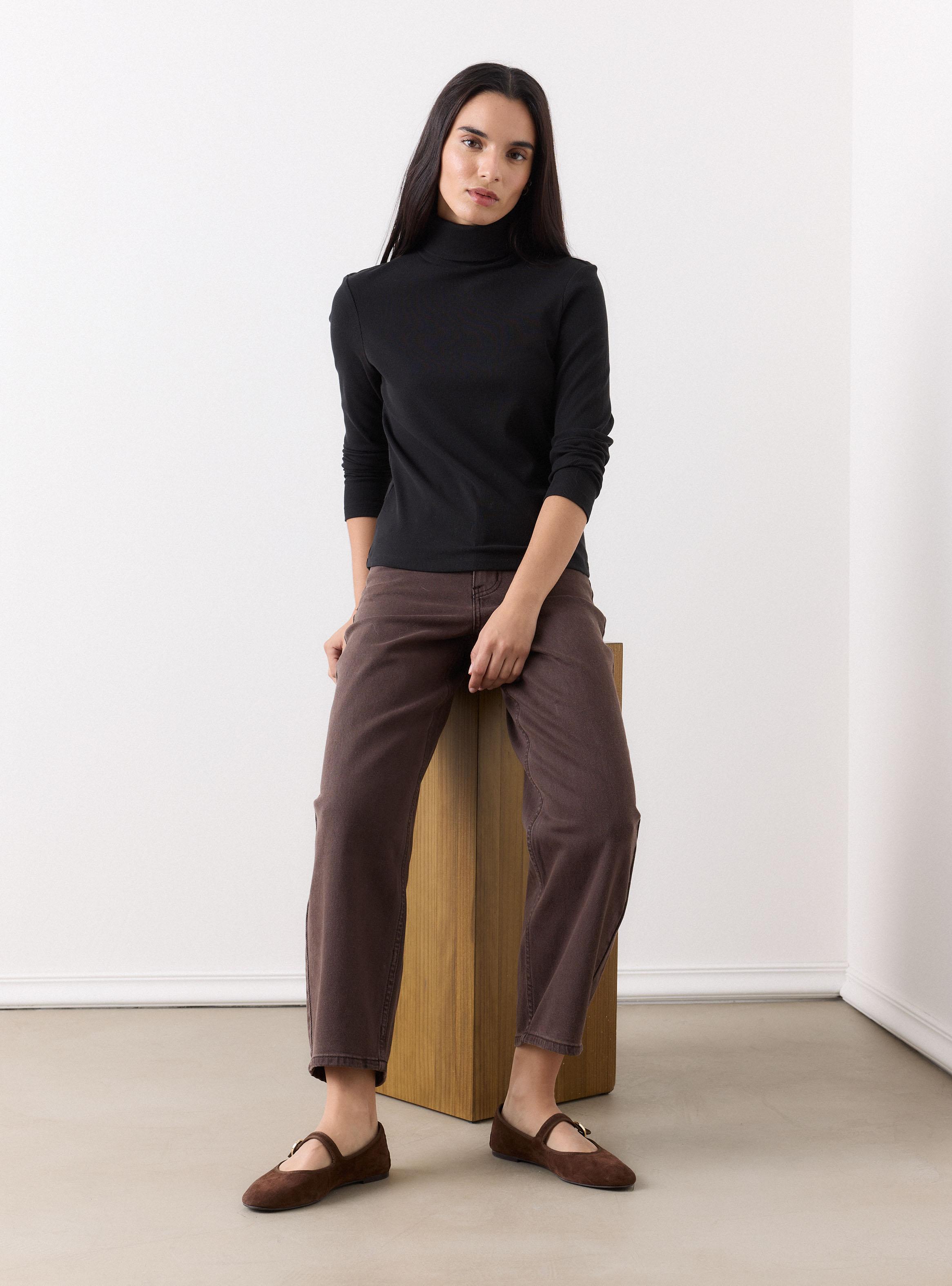 Polera Mezcla Lyocell y Algodón en Tela de Canutón-4