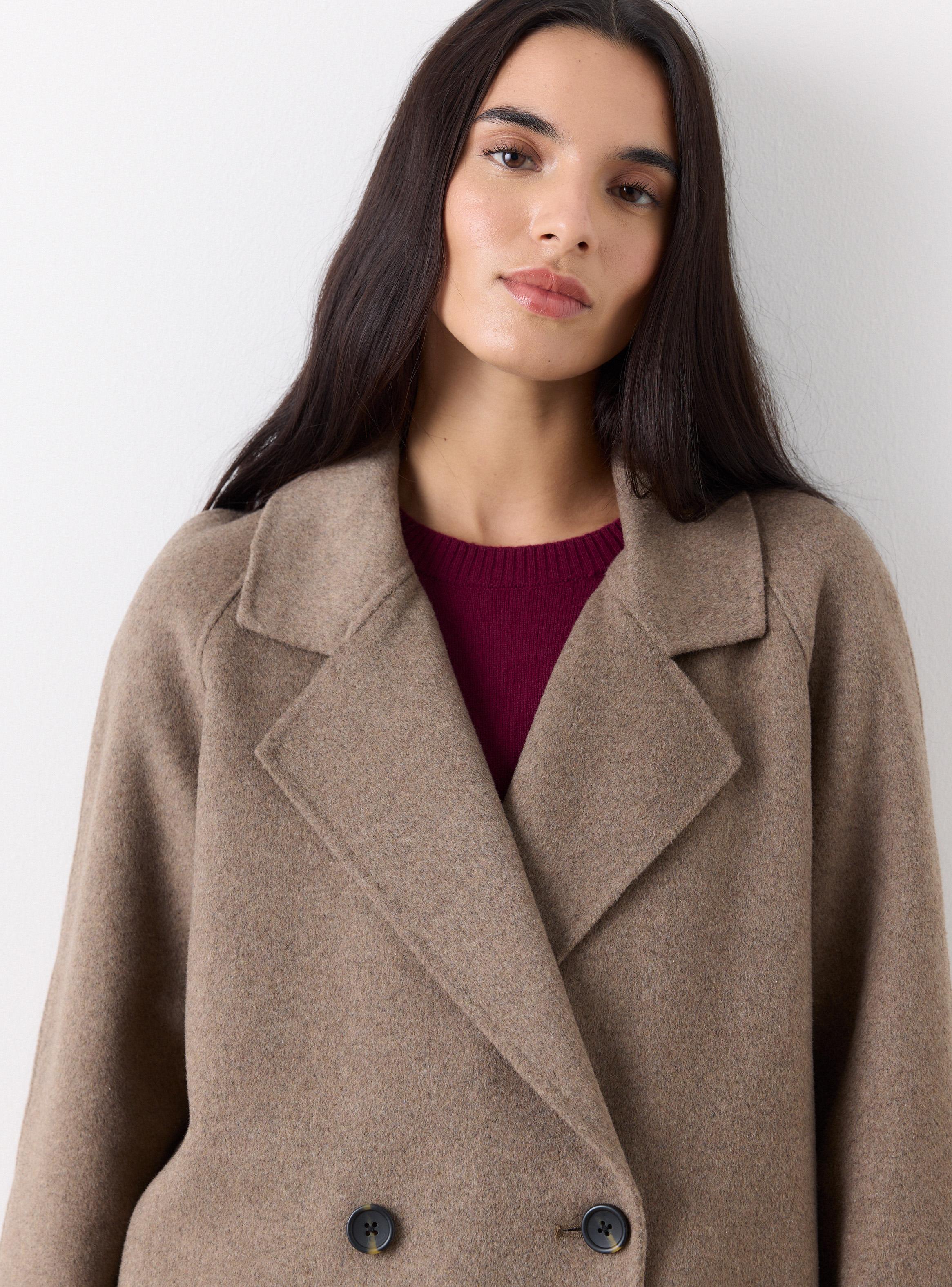 Abrigo Lana Hecho a Mano-2