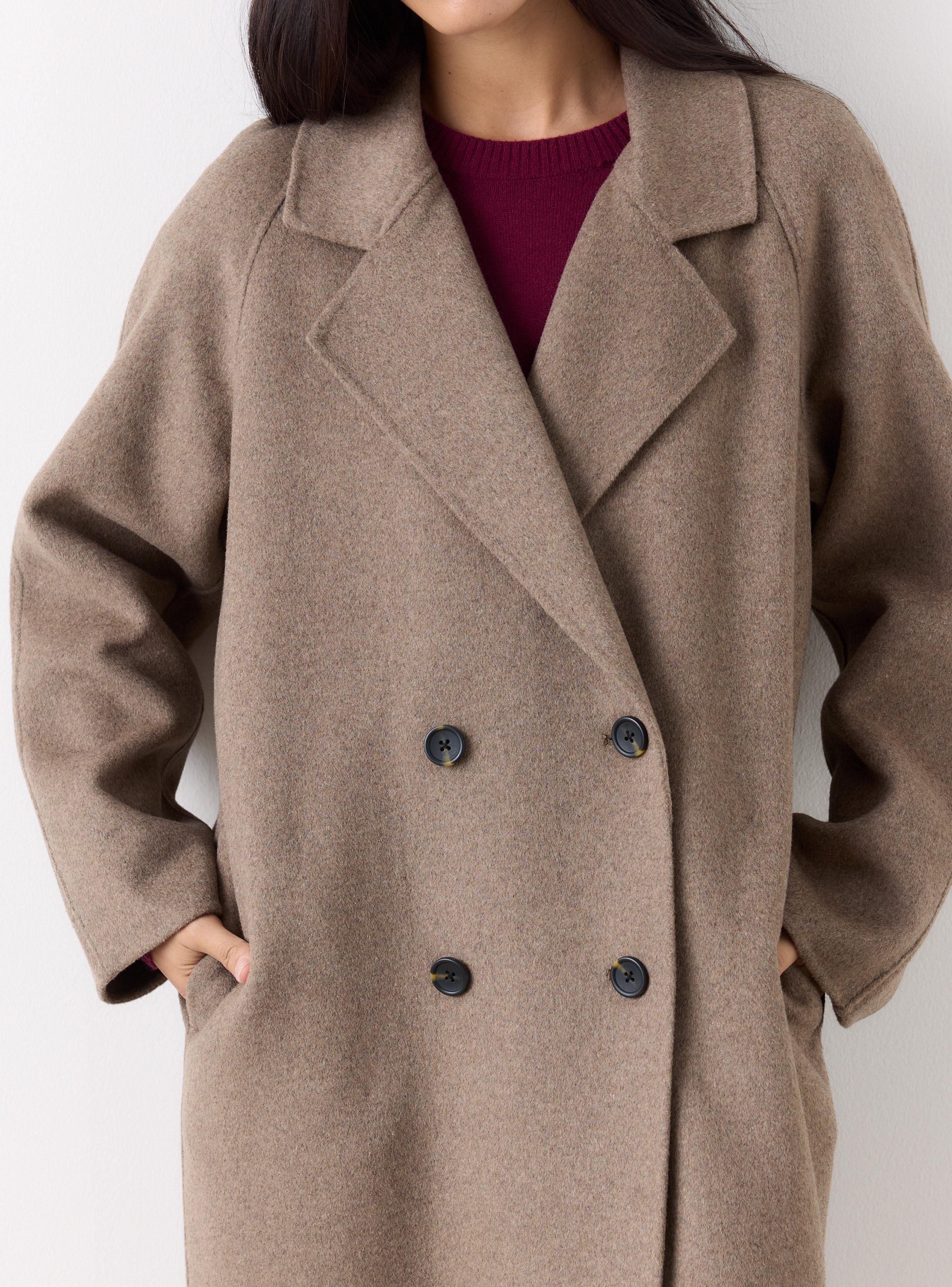 Abrigo Lana Hecho a Mano-3