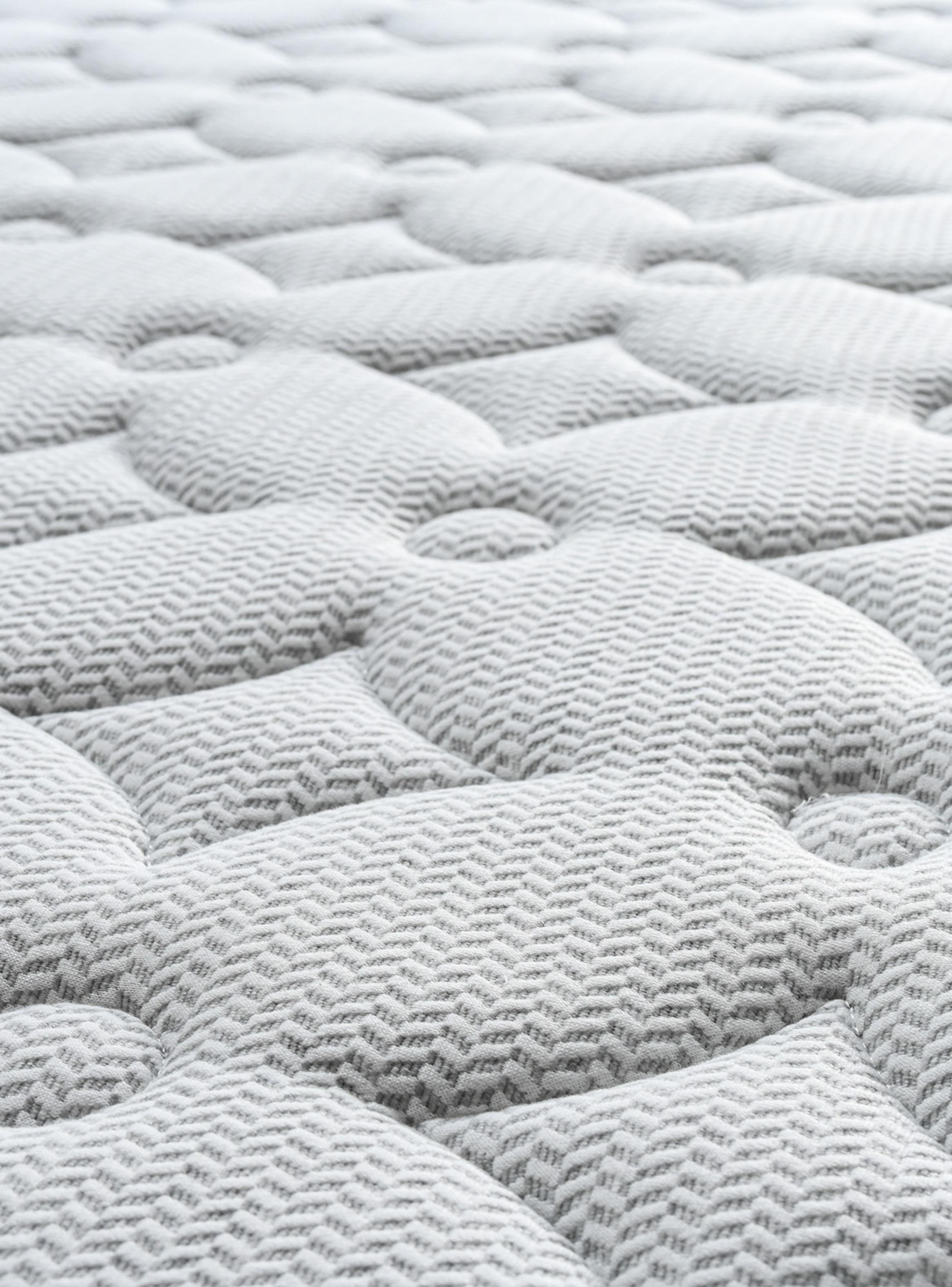 Cama Europea Silence 2 Plazas Base Dividida + Respaldo Lino Beige-5