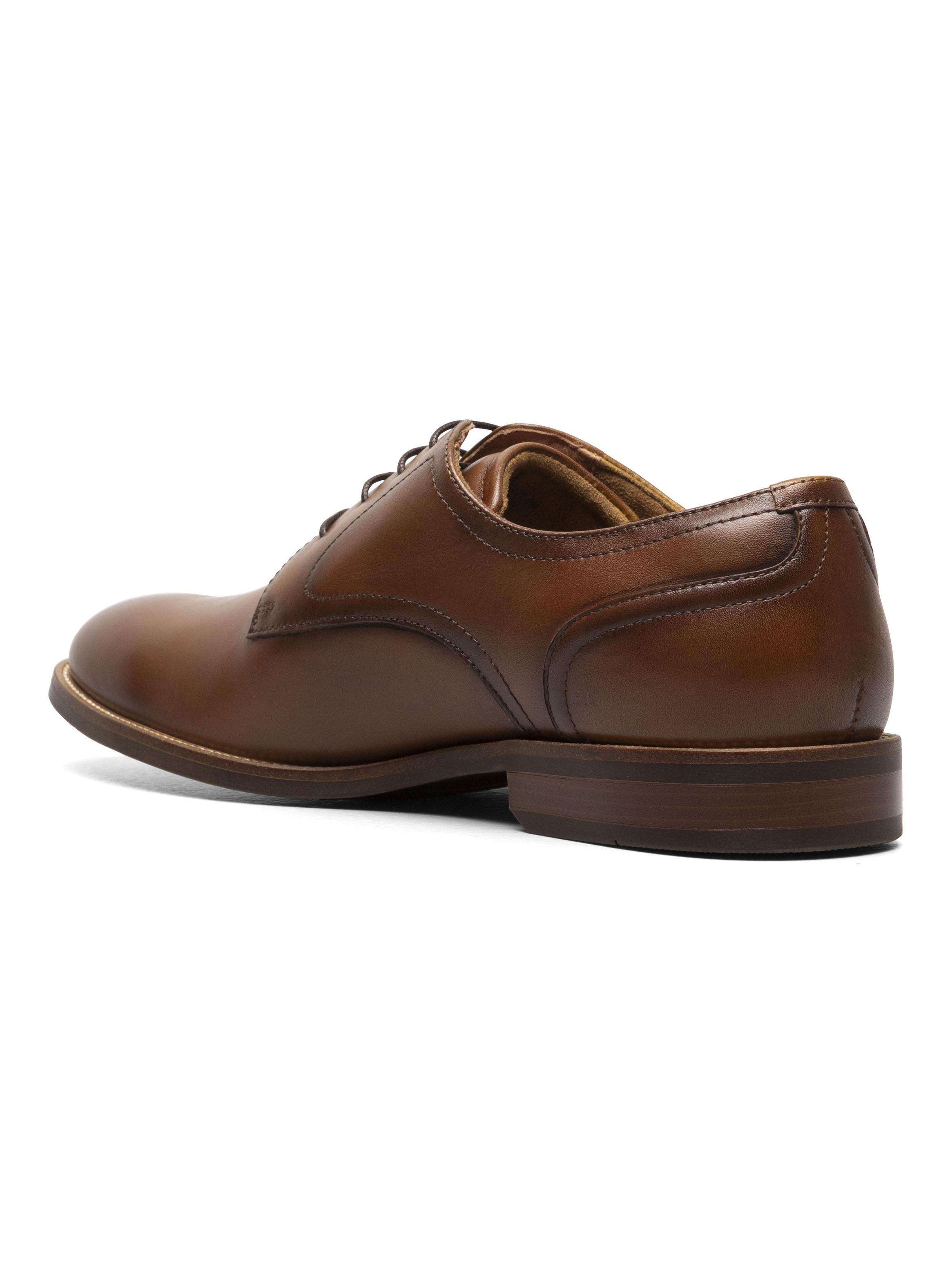 Zapato Casual Cognac Rucci Plain Toe Oxford Cuero Hombre-2