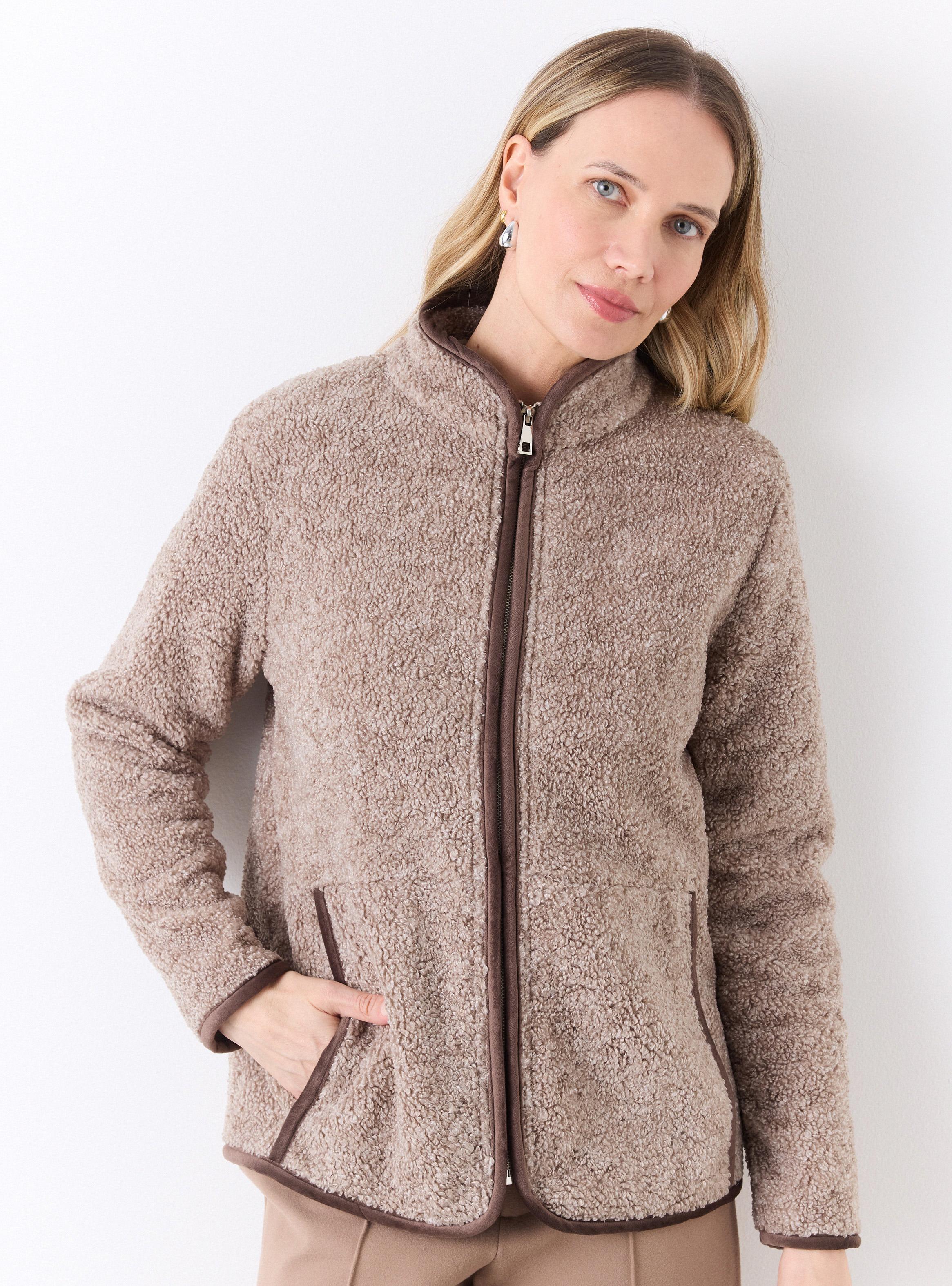 Chaqueta Tejido Tipo Borrego-2