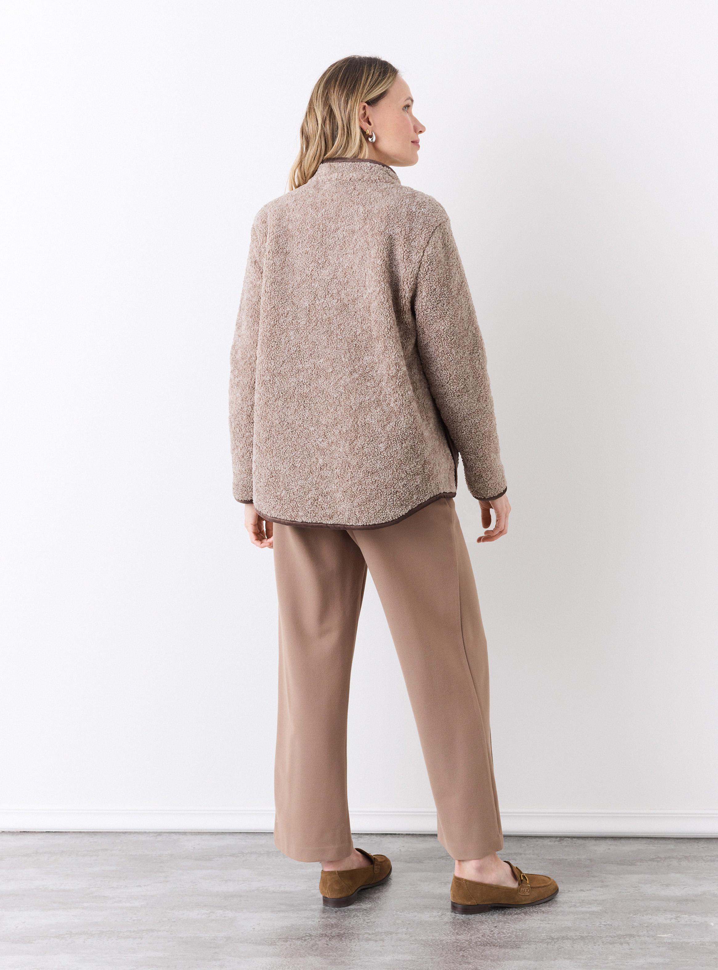 Chaqueta Tejido Tipo Borrego-5