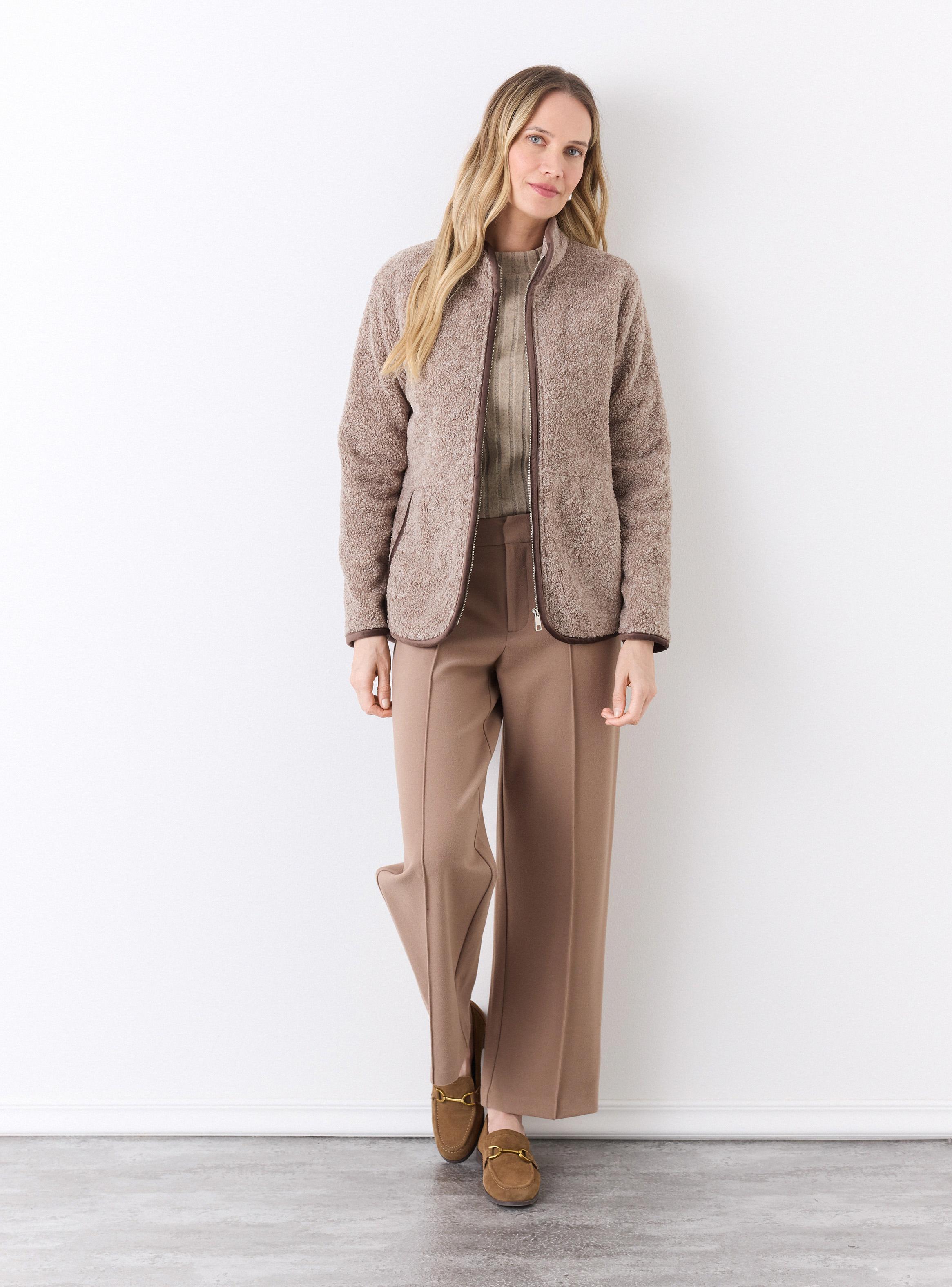 Chaqueta Tejido Tipo Borrego-4