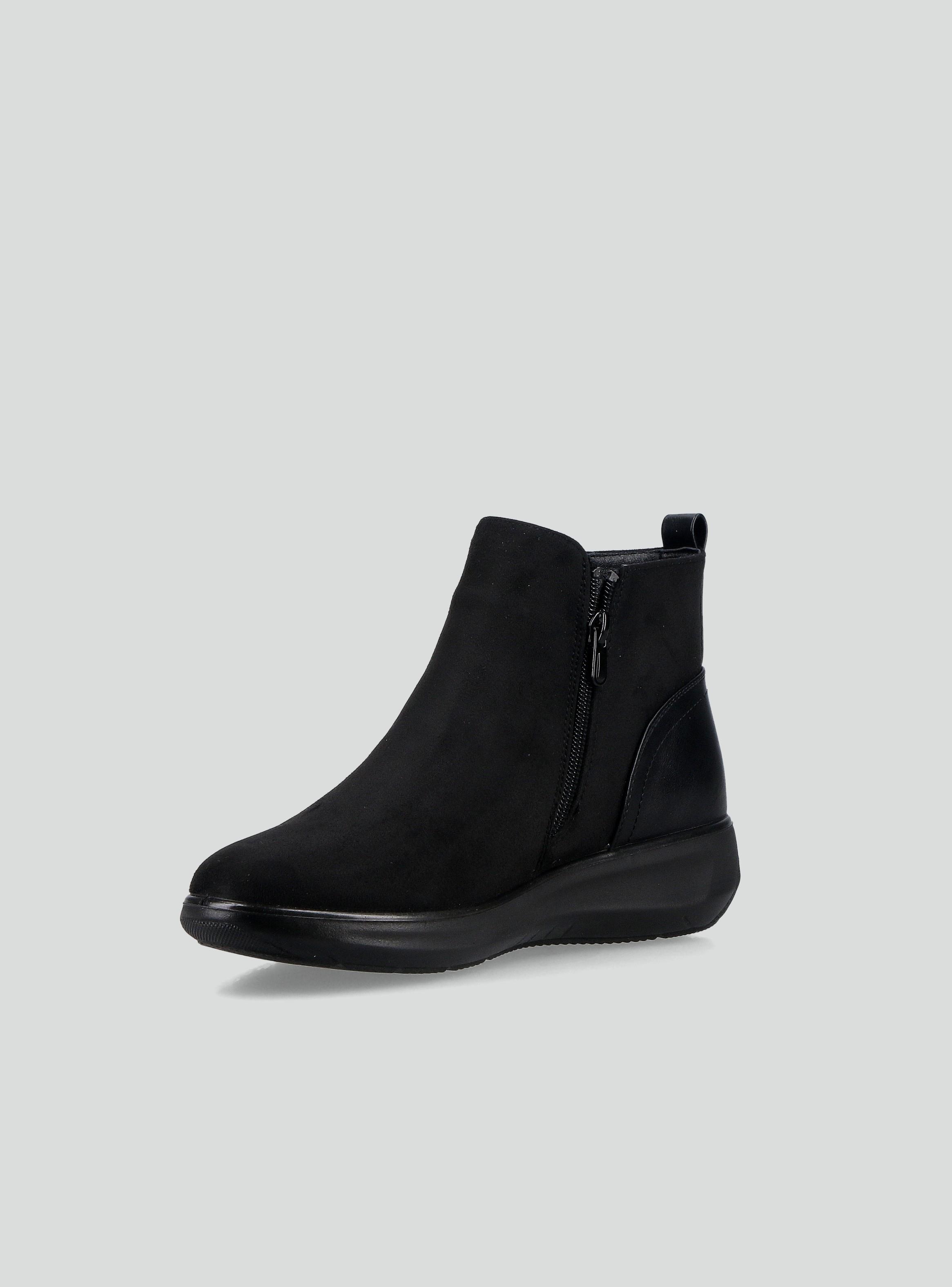 Botín Suede y PU Mujer-2