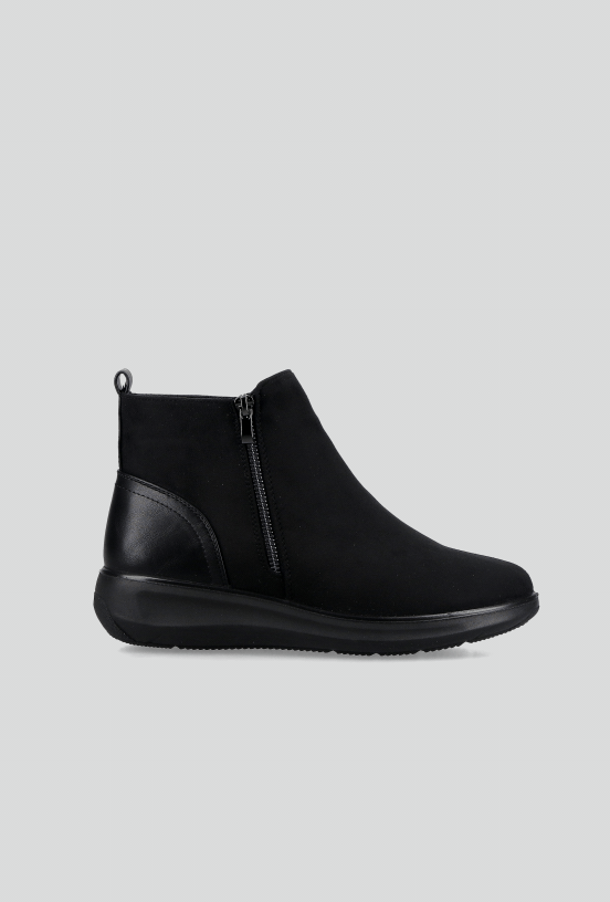 Botín Suede y PU Mujer-4