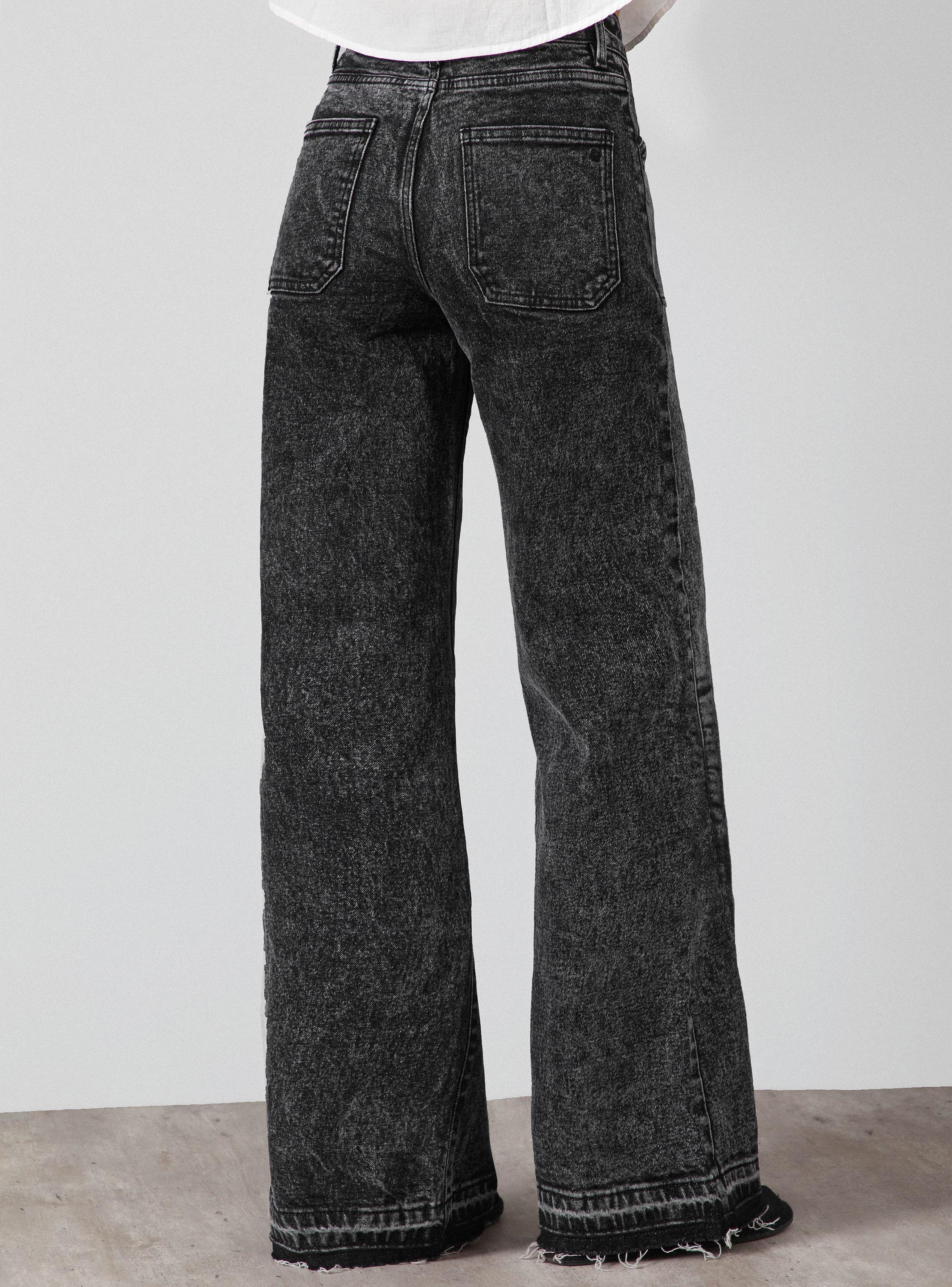 Jeans Whistler Balck Wide Leg-1