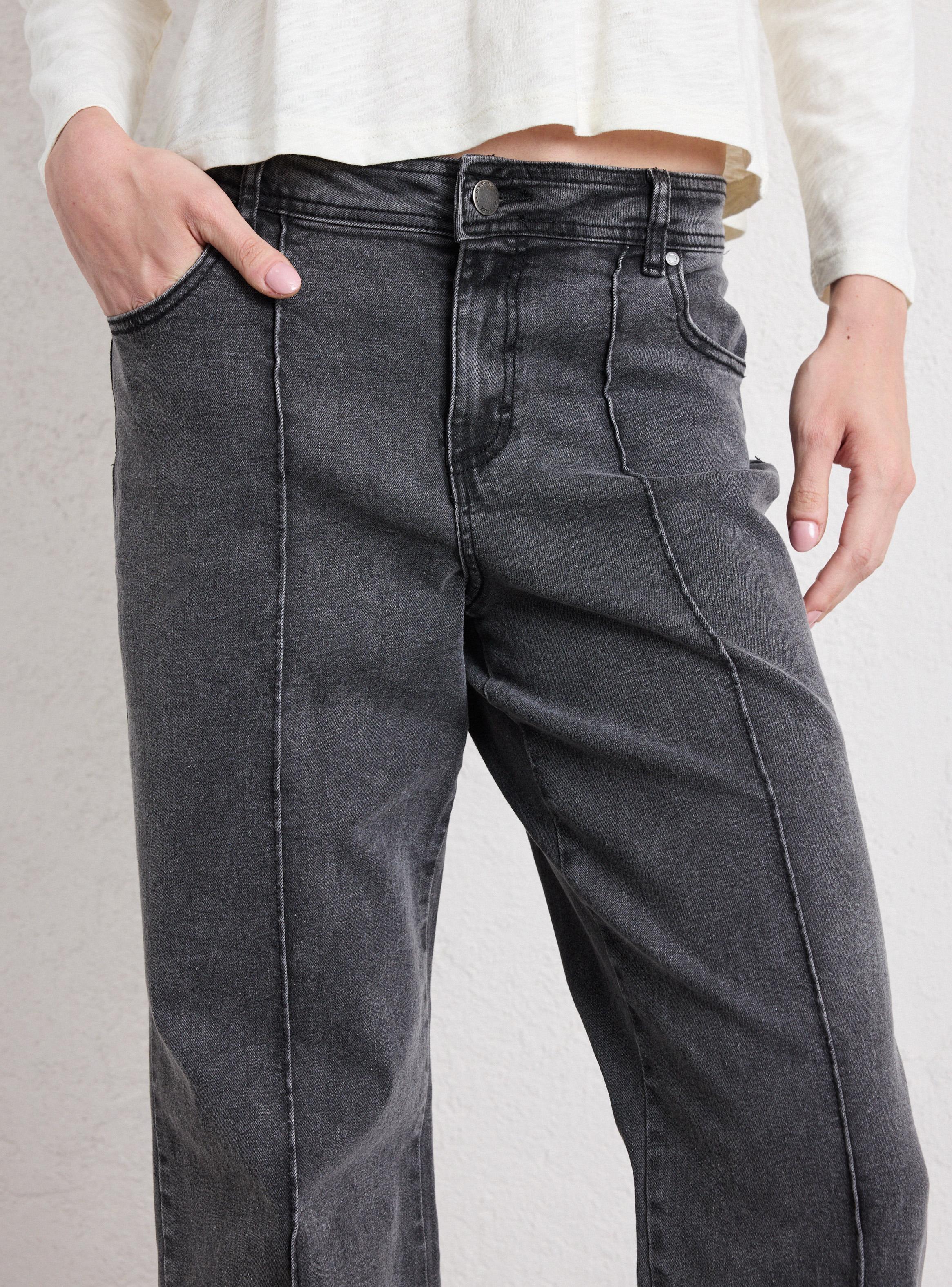 Jeans Color con Nervio Central-2