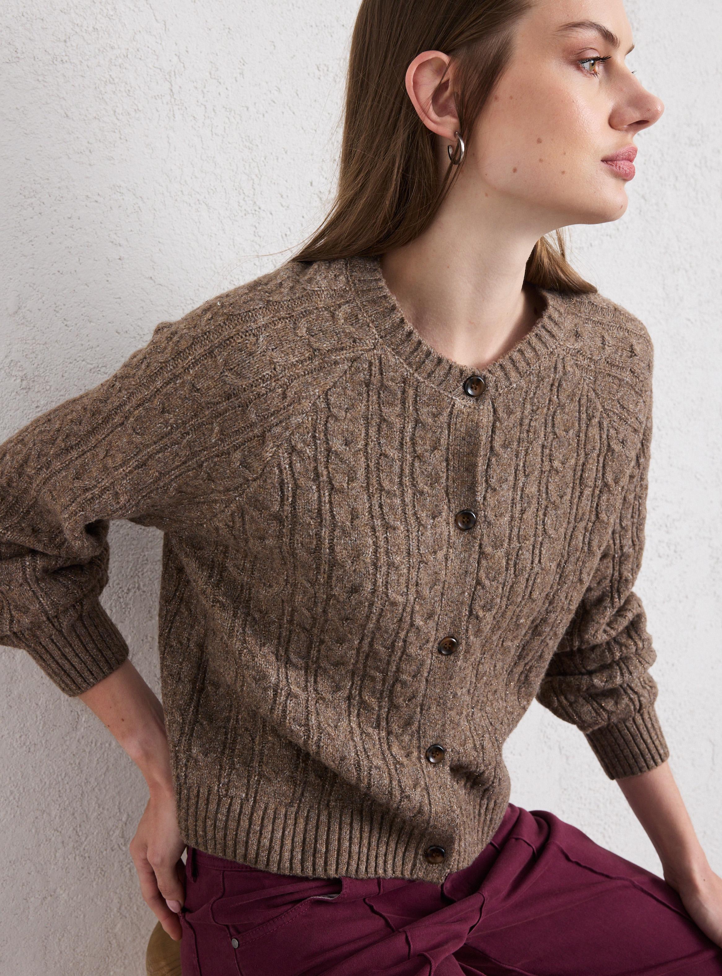 Chaleco Trenzado con Hilo Metalizado-2