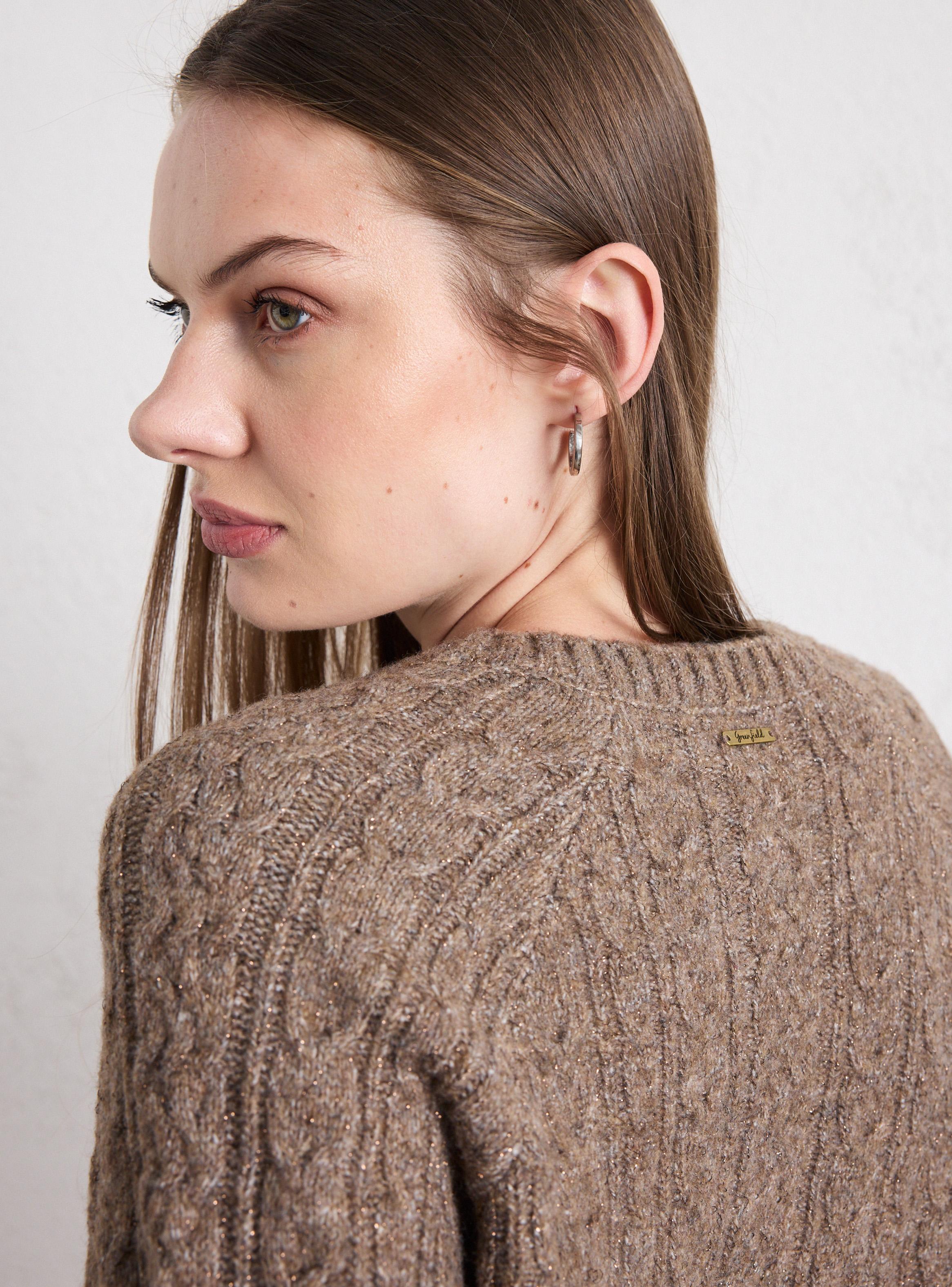 Chaleco Trenzado con Hilo Metalizado-3