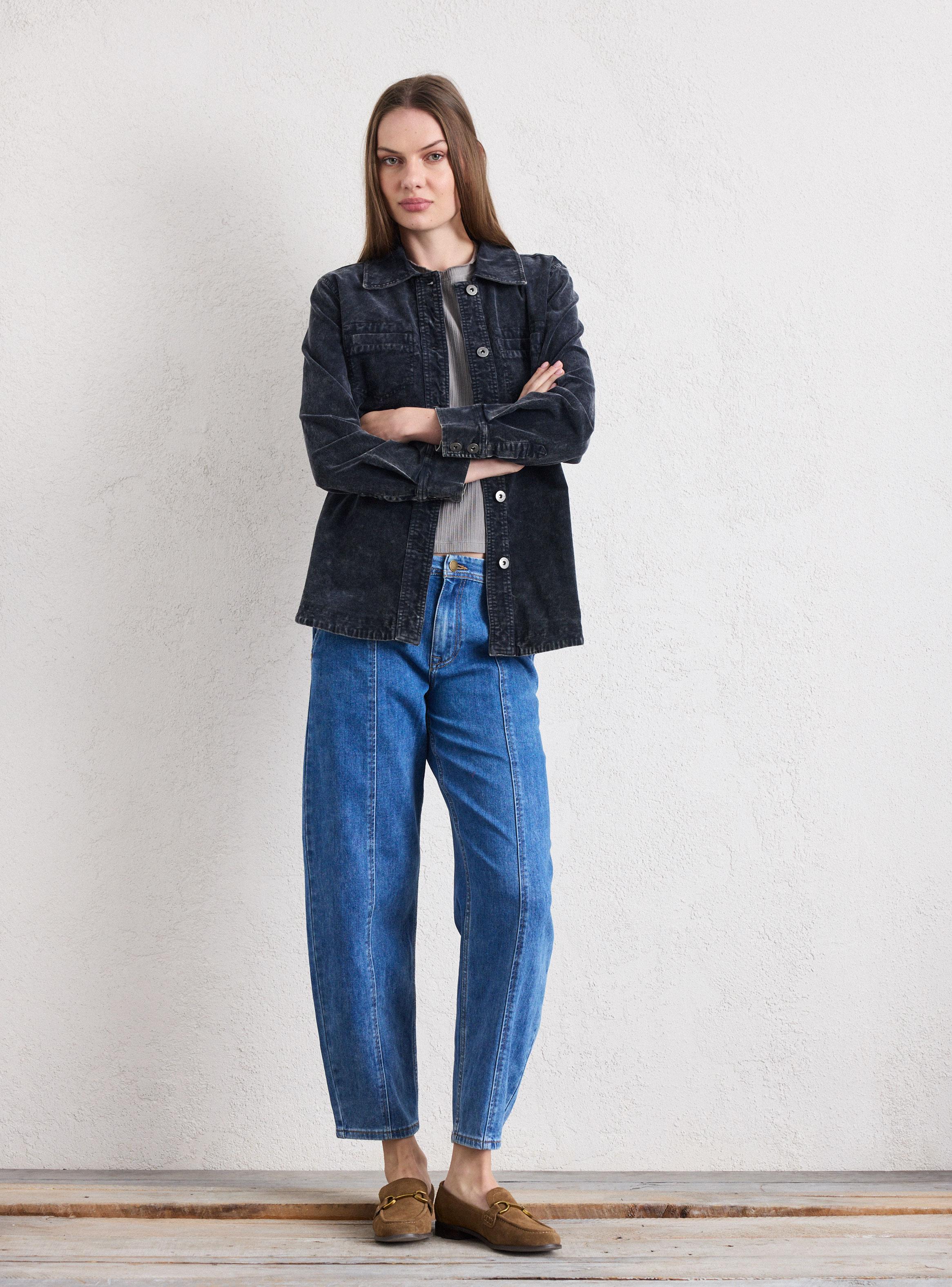 Chaqueta Sobrecamisa de Cotelé Delgado Confort-4