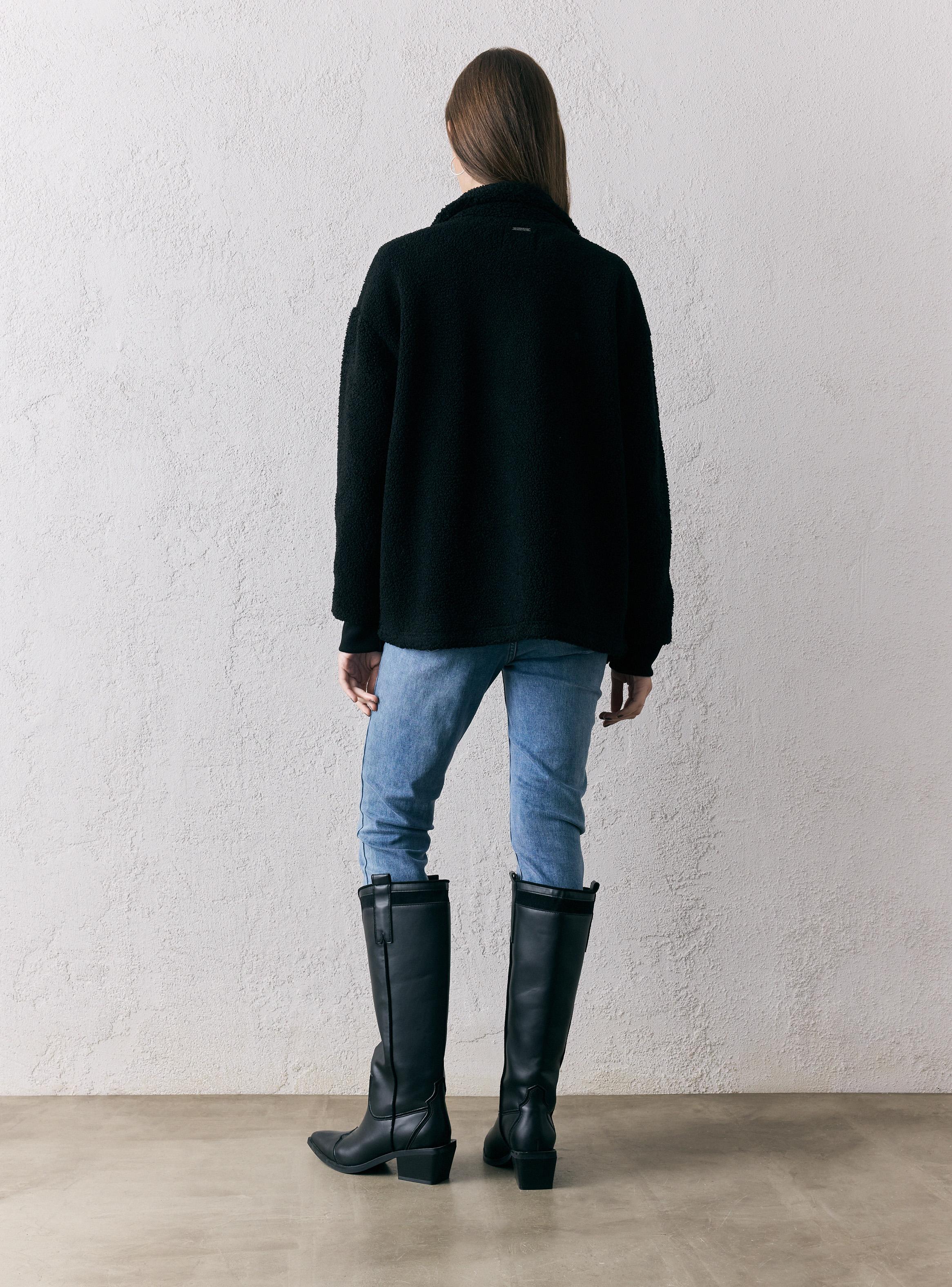 Chaqueta Chiporro Forrado en Polar con Detalles de Pu-5