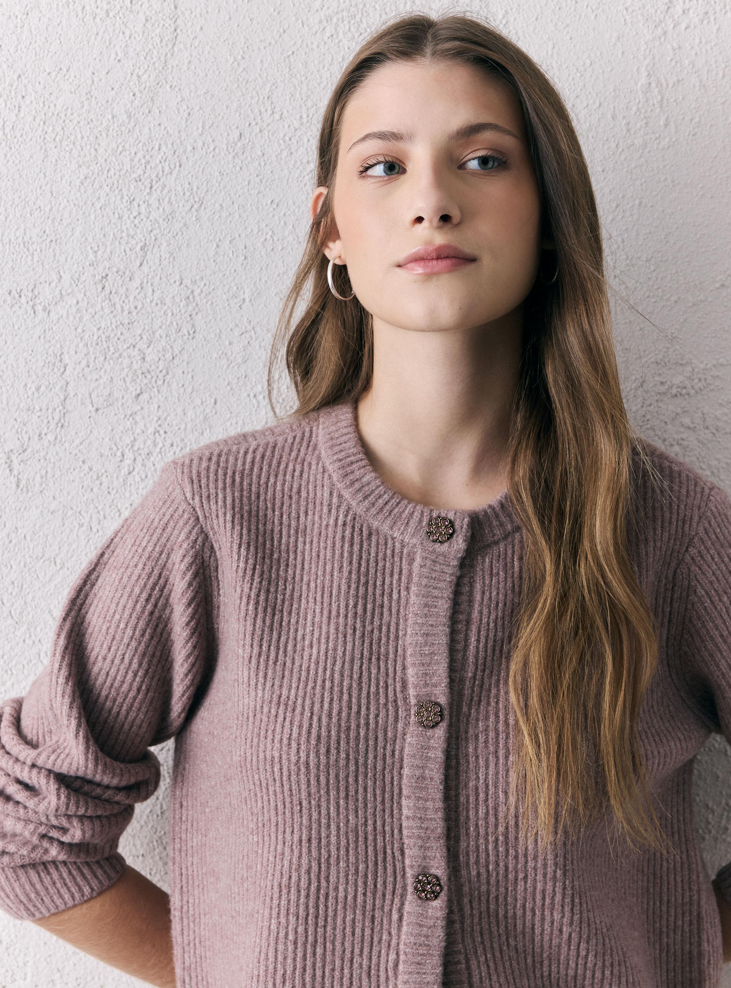 Chaleco con Botones de Joya-2