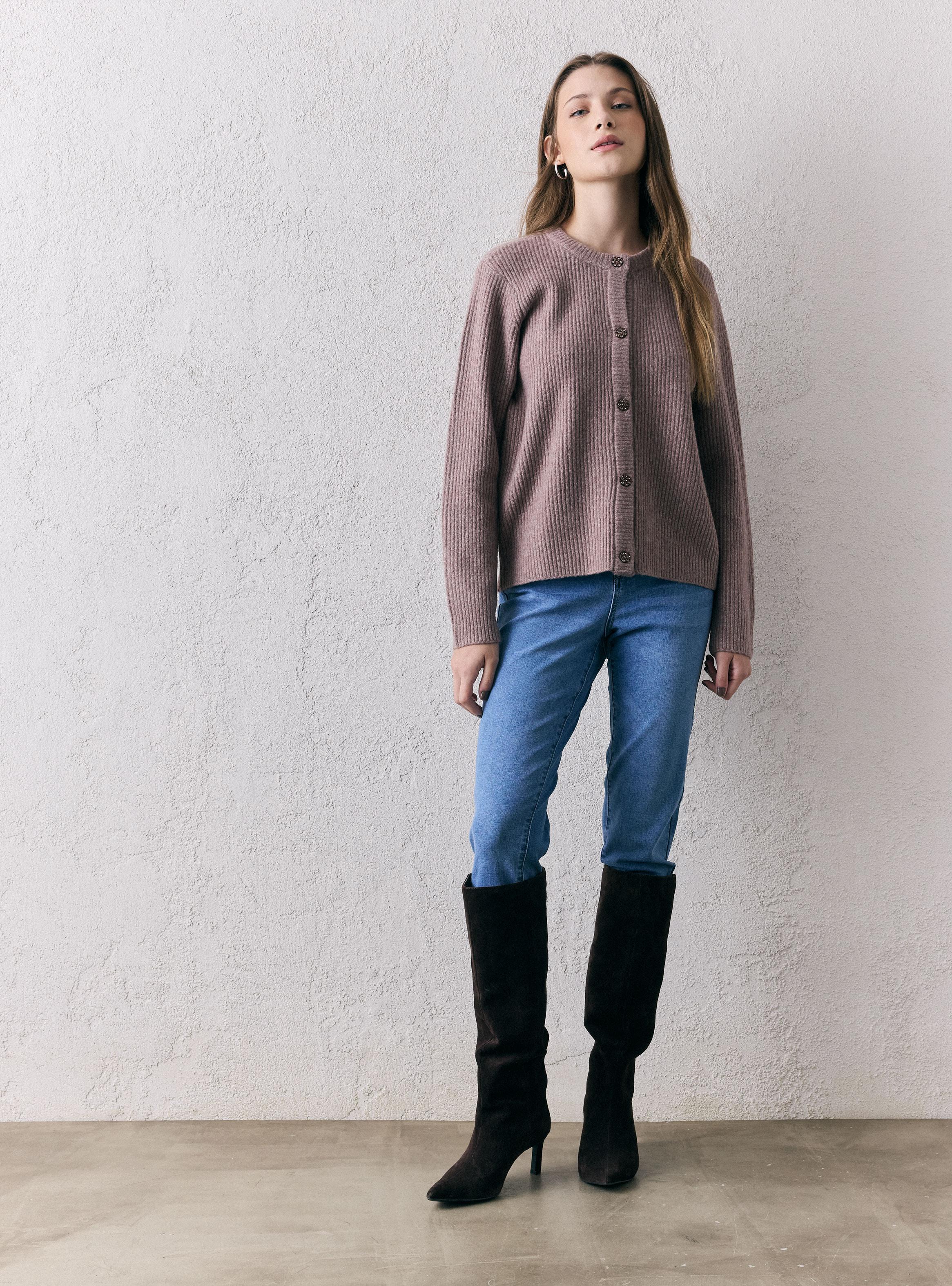 Chaleco con Botones de Joya-4