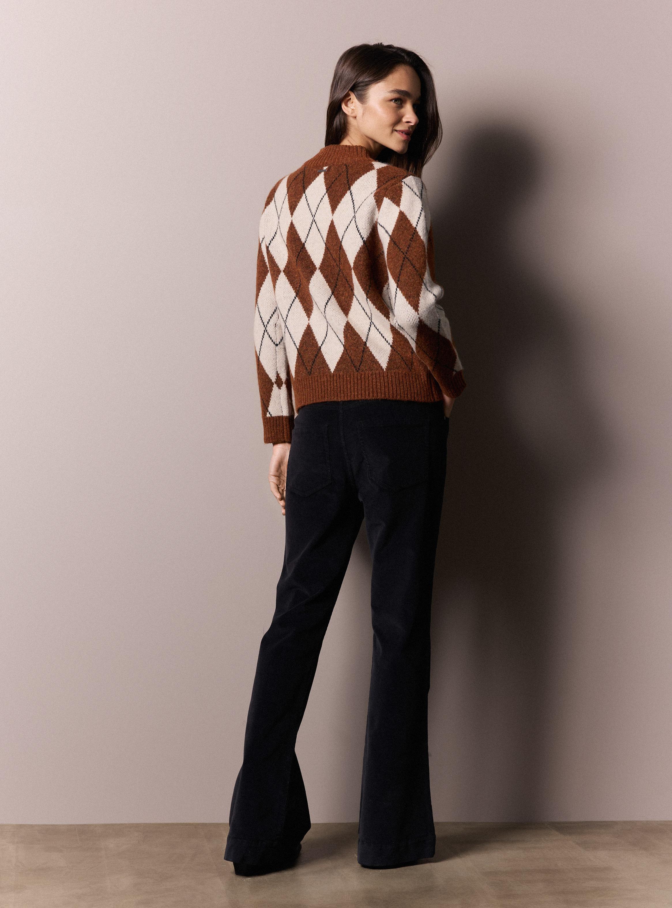 Sweater Diseño de Rombos-5