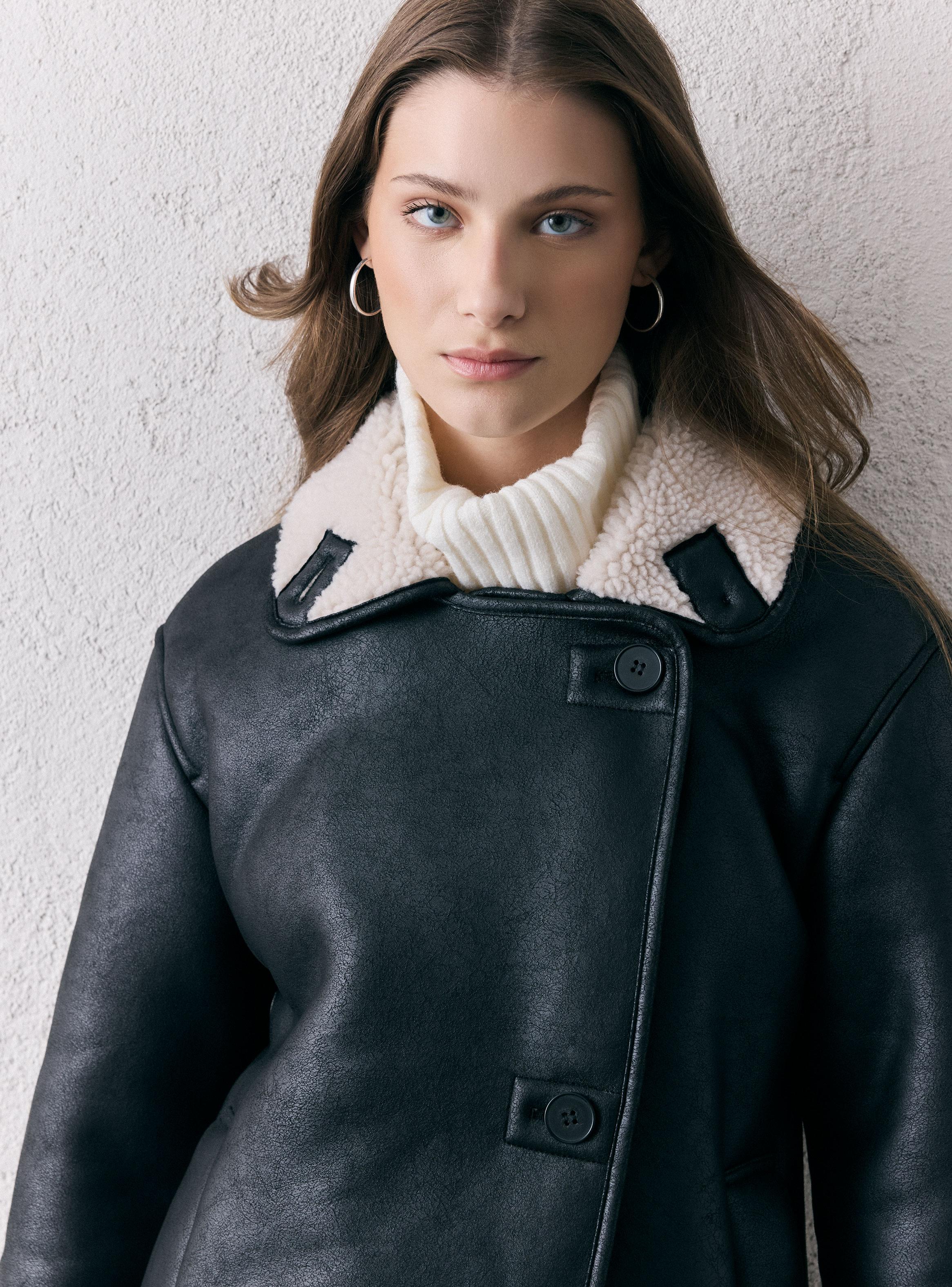 Chaqueta Aviadora Abotonada con Chiporro-2