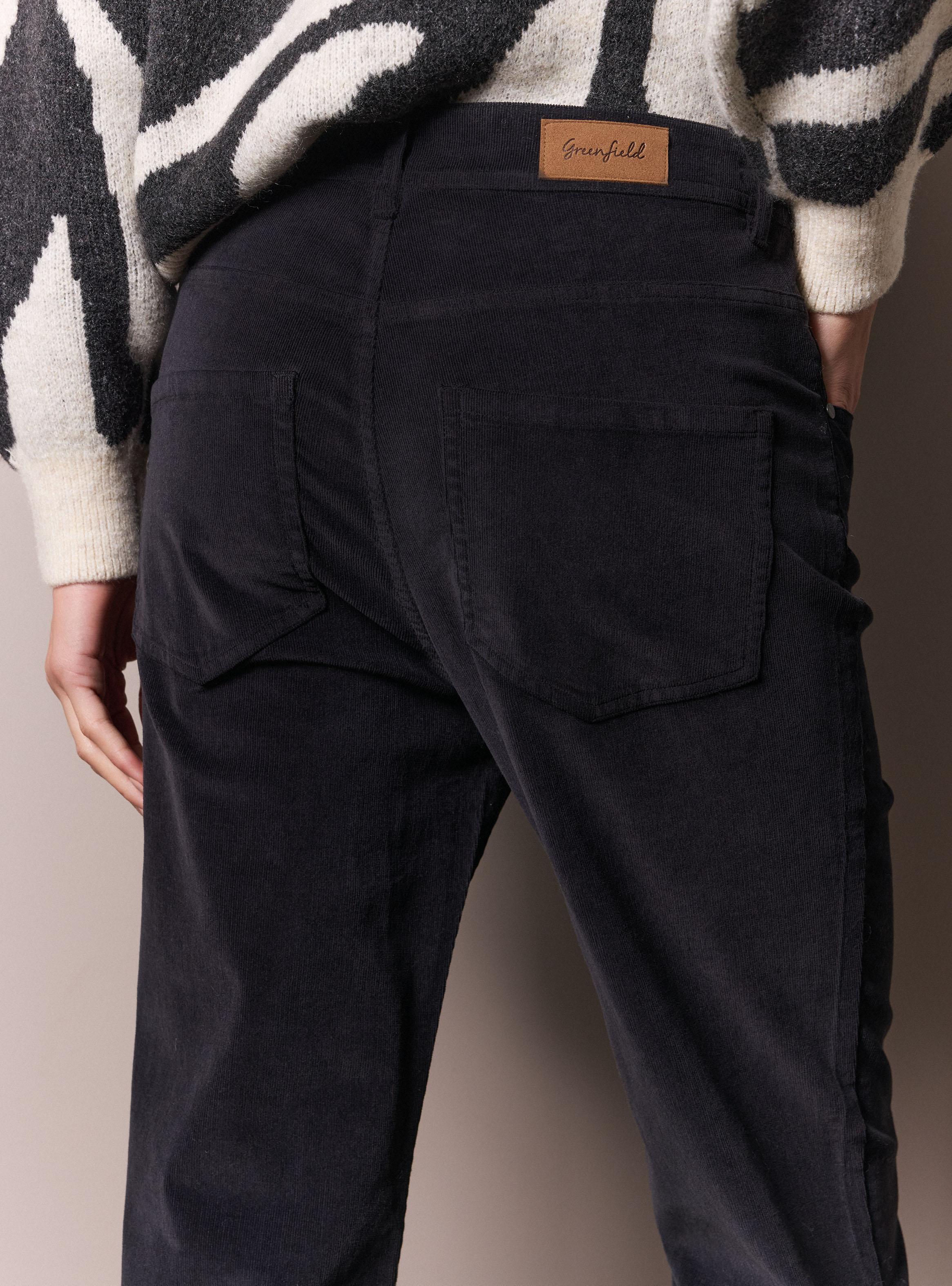 Pantalón de Cotelé Flare-3