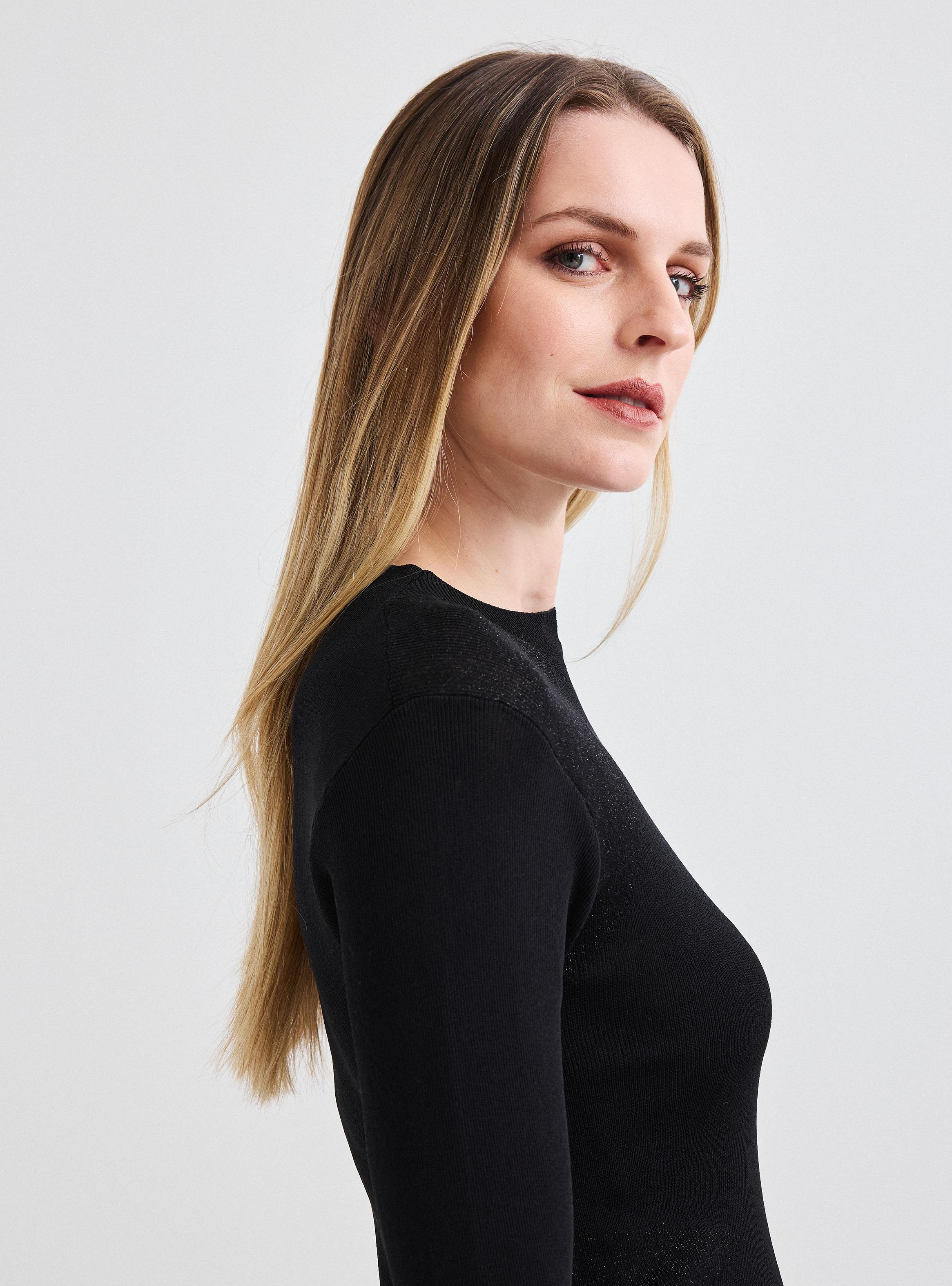 Sweater con Transparencia y Lurex-3