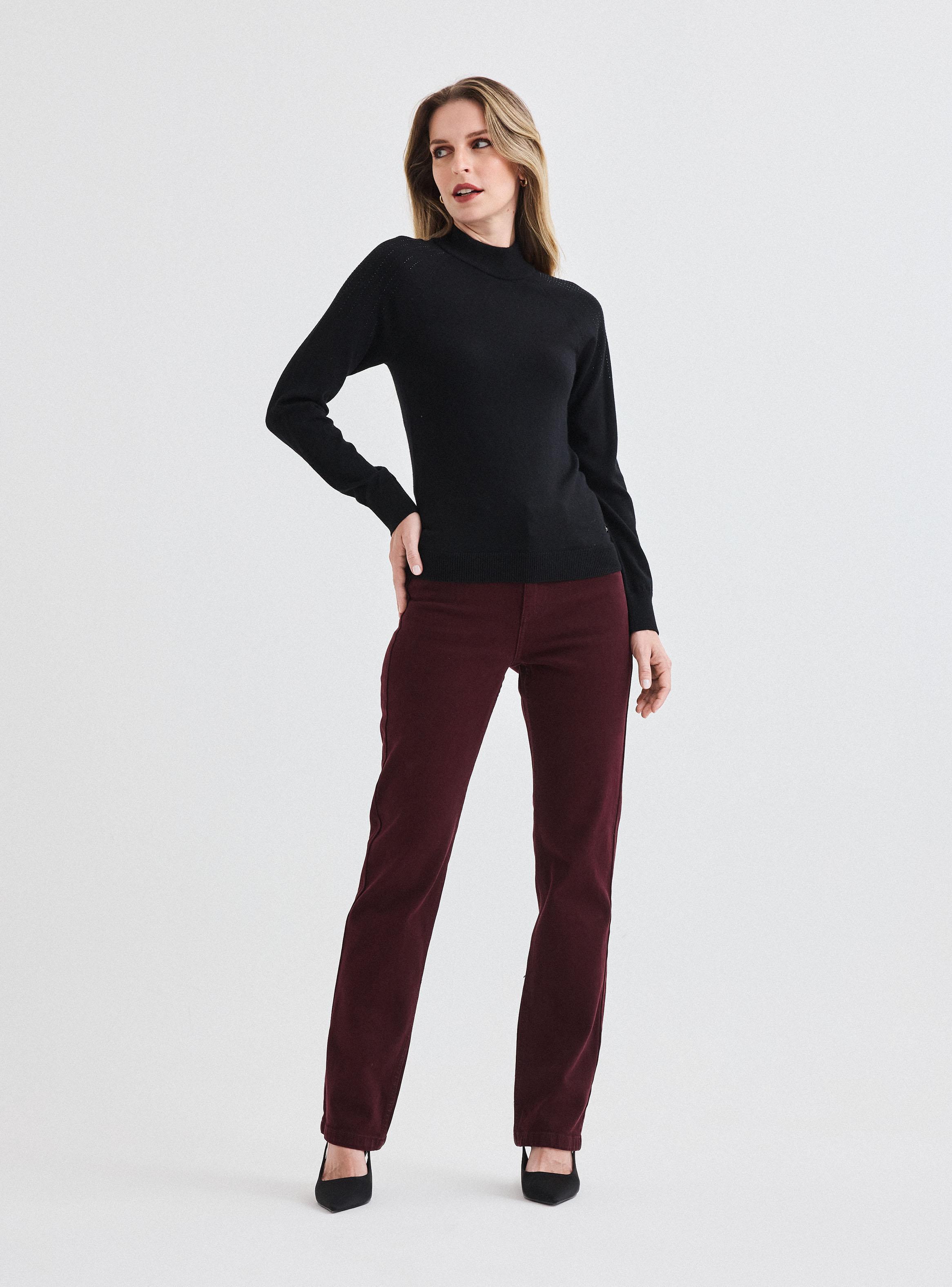 Sweater Cuello Mok con Cristales-4