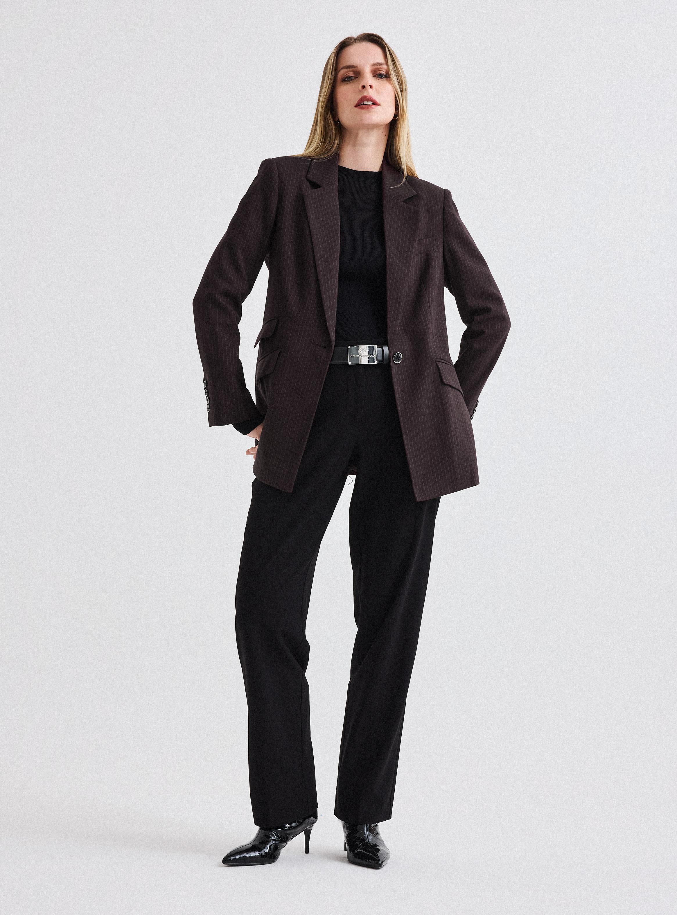 Blazer Raya Diplomática Oscuro-4