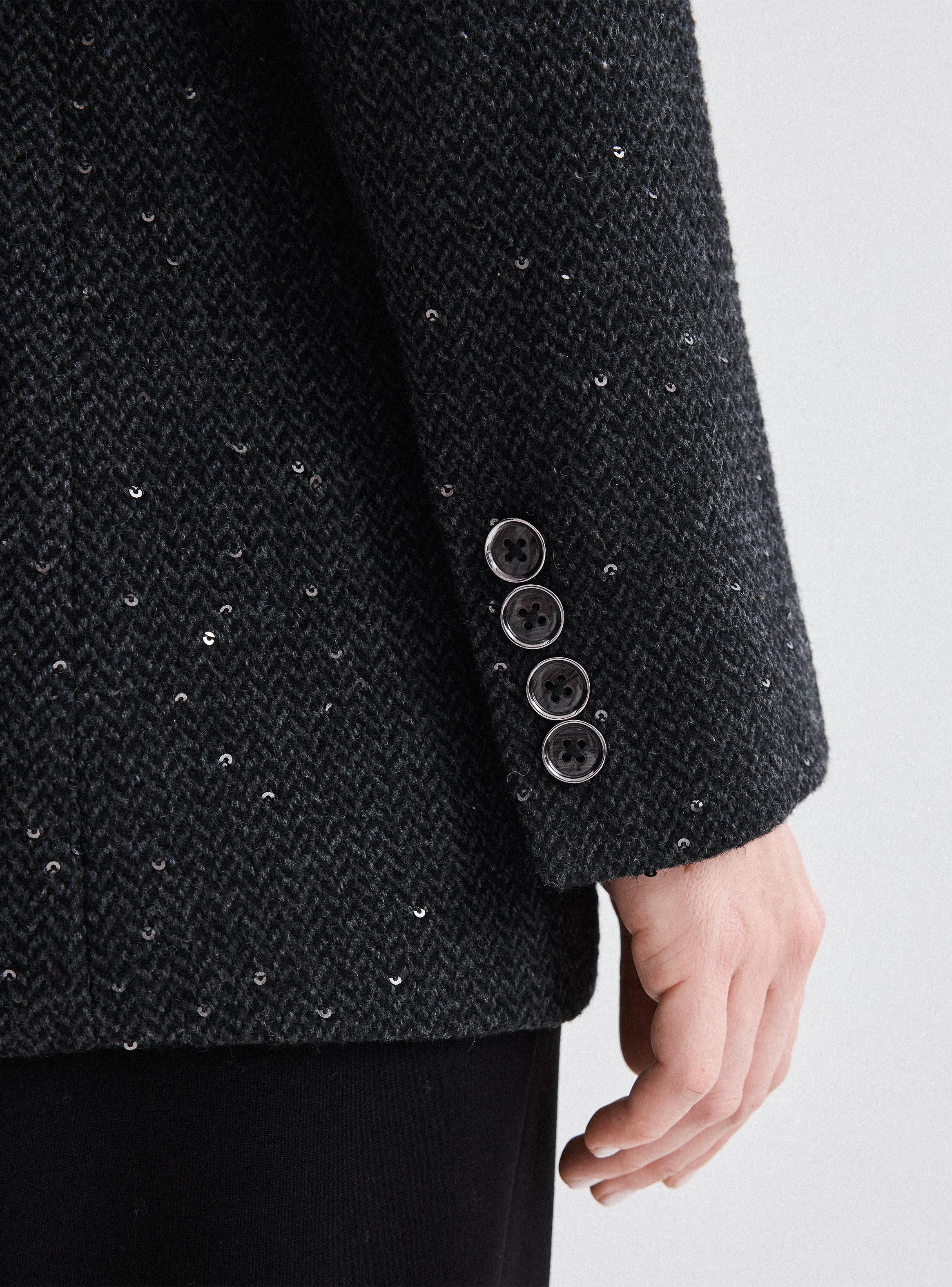 Blazer Espiga con Lentejuelas-3